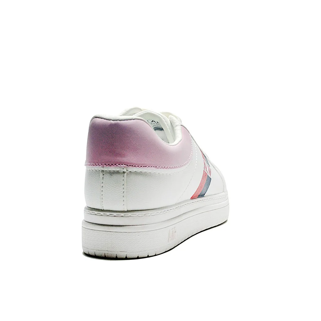WHITE&PINK Mesh-Textile Side-Logo Lace-up Running Athletic Shoes for Women ,Scarpa Model CCB02 - Image 4