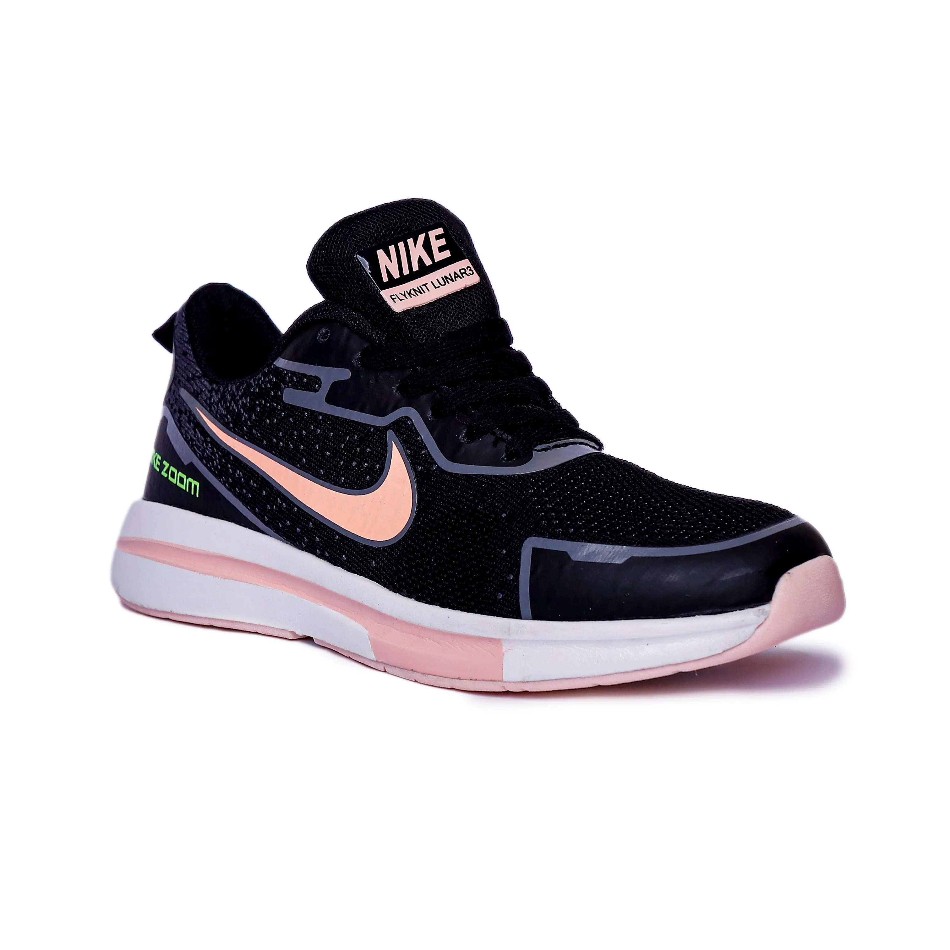 Scarpaa Comfartable Fashion women Sneakers modelHM2-BLACK&PINK