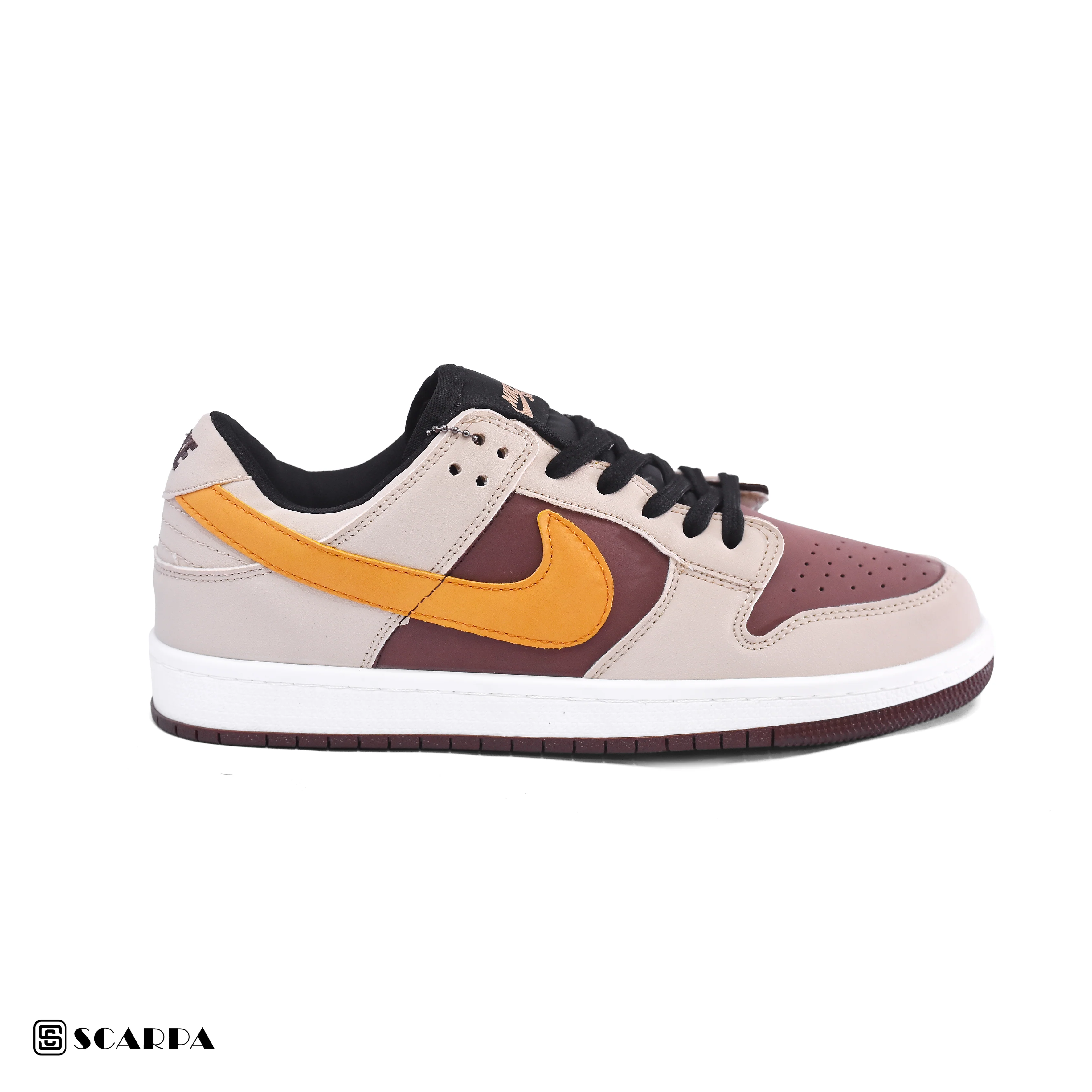 New comfartable Fashion Sneakers with  BEIGE&BROWEN Color ,Scarpa Model SB - Image 2