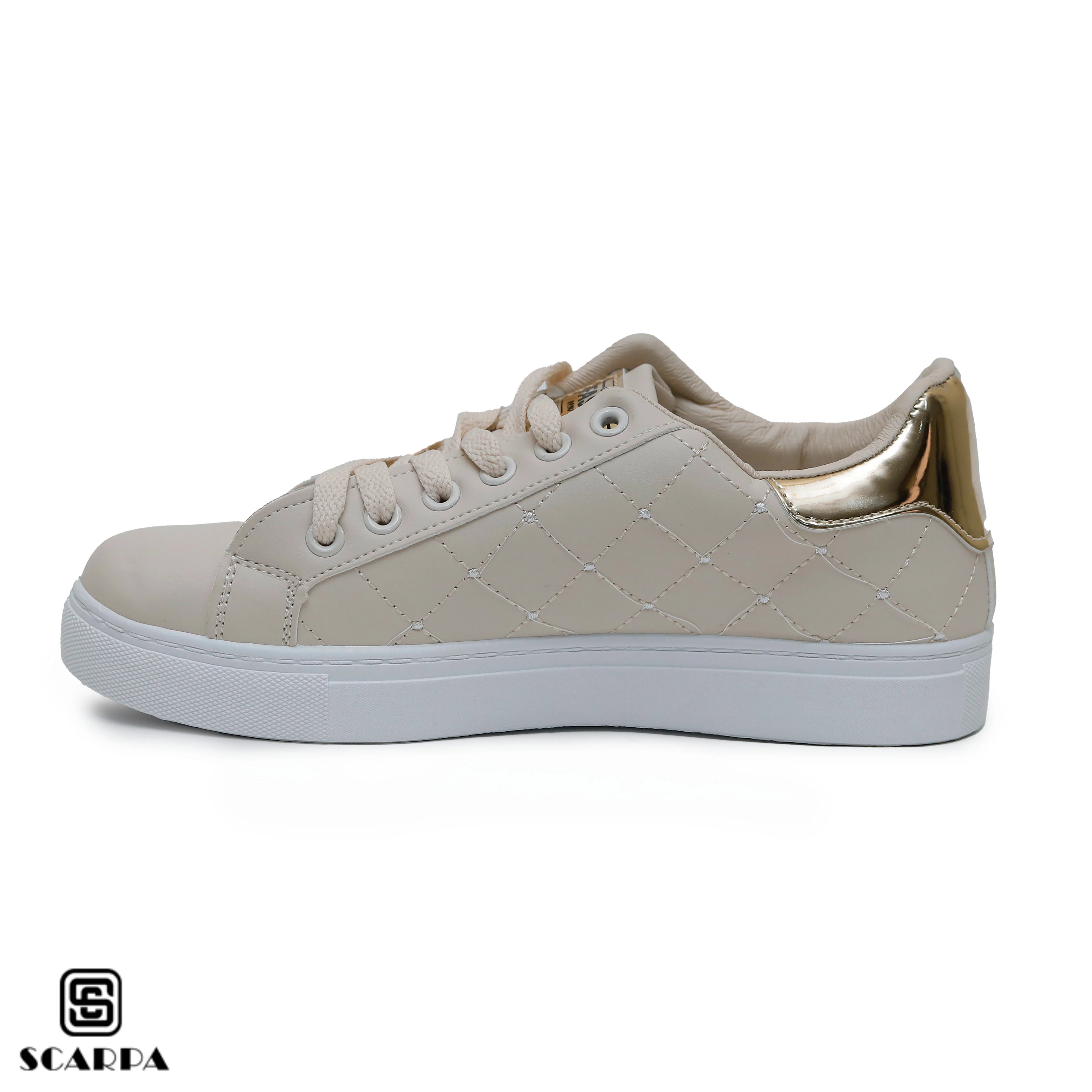 New comfartable Fashion Sneakers with BEIGE Color ,Model H306 - Image 3