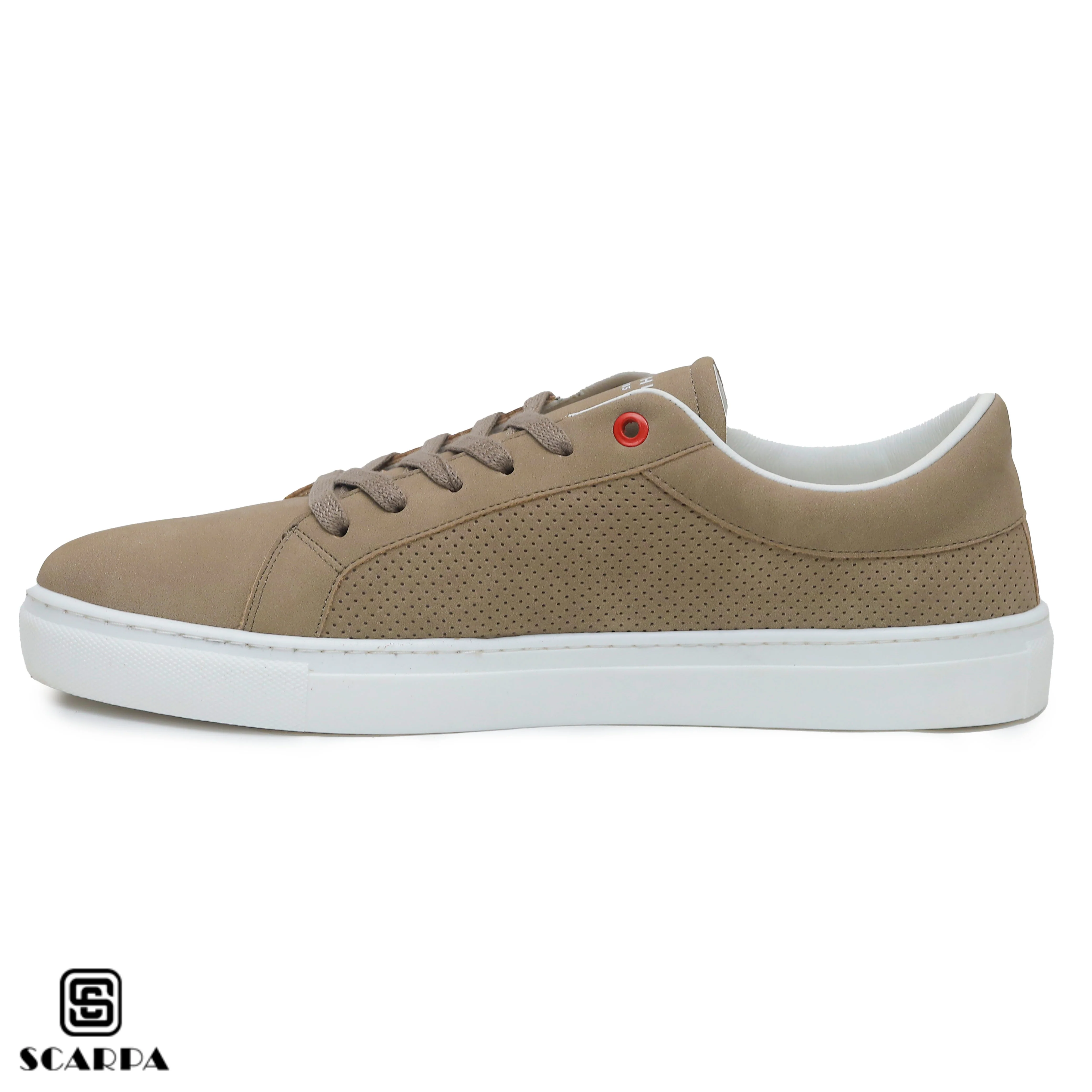 New comfartable Fashion Sneakers with BEIGE Color ,Scarpa Model V160 - Image 2