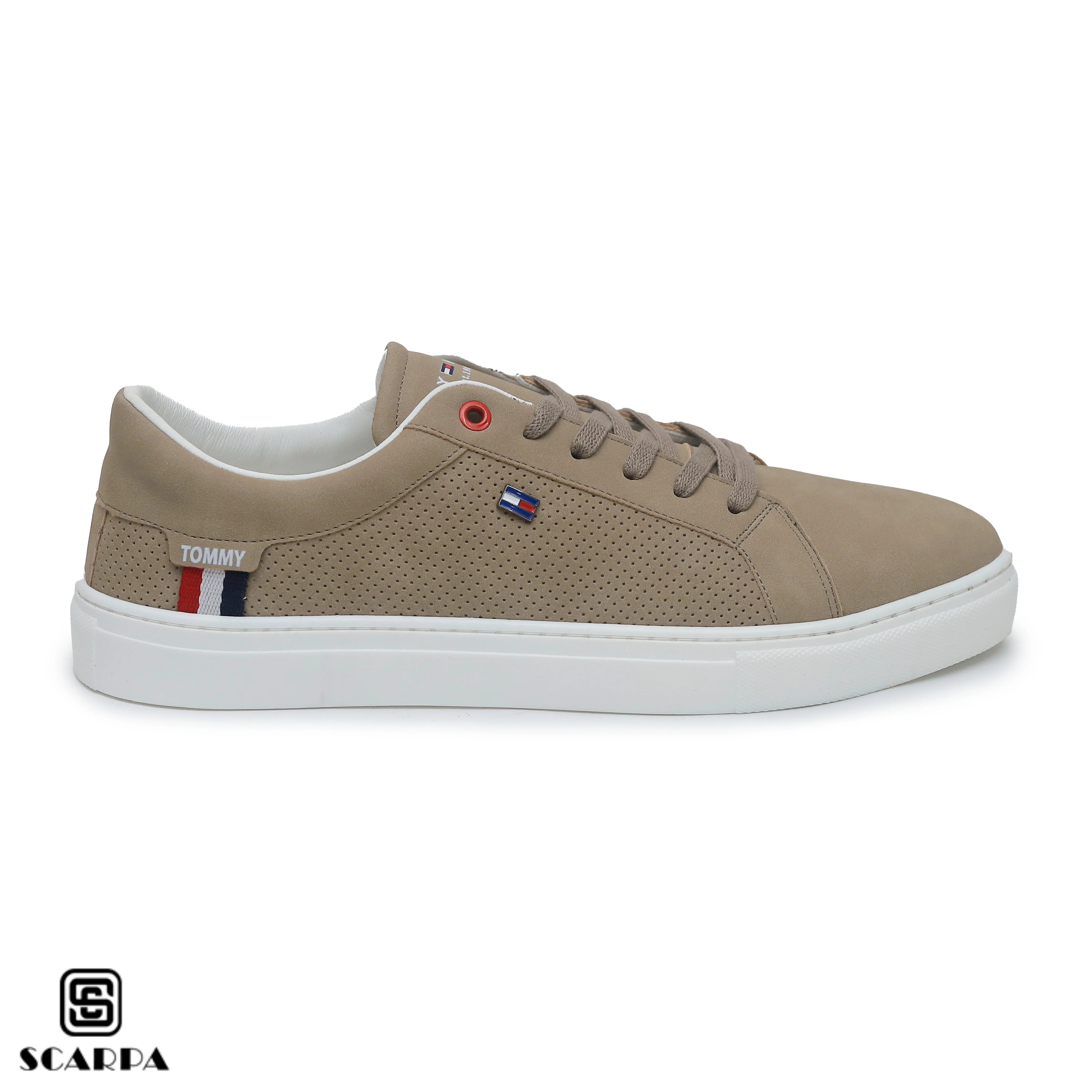New comfartable Fashion Sneakers with BEIGE Color ,Scarpa Model V160 - Image 3