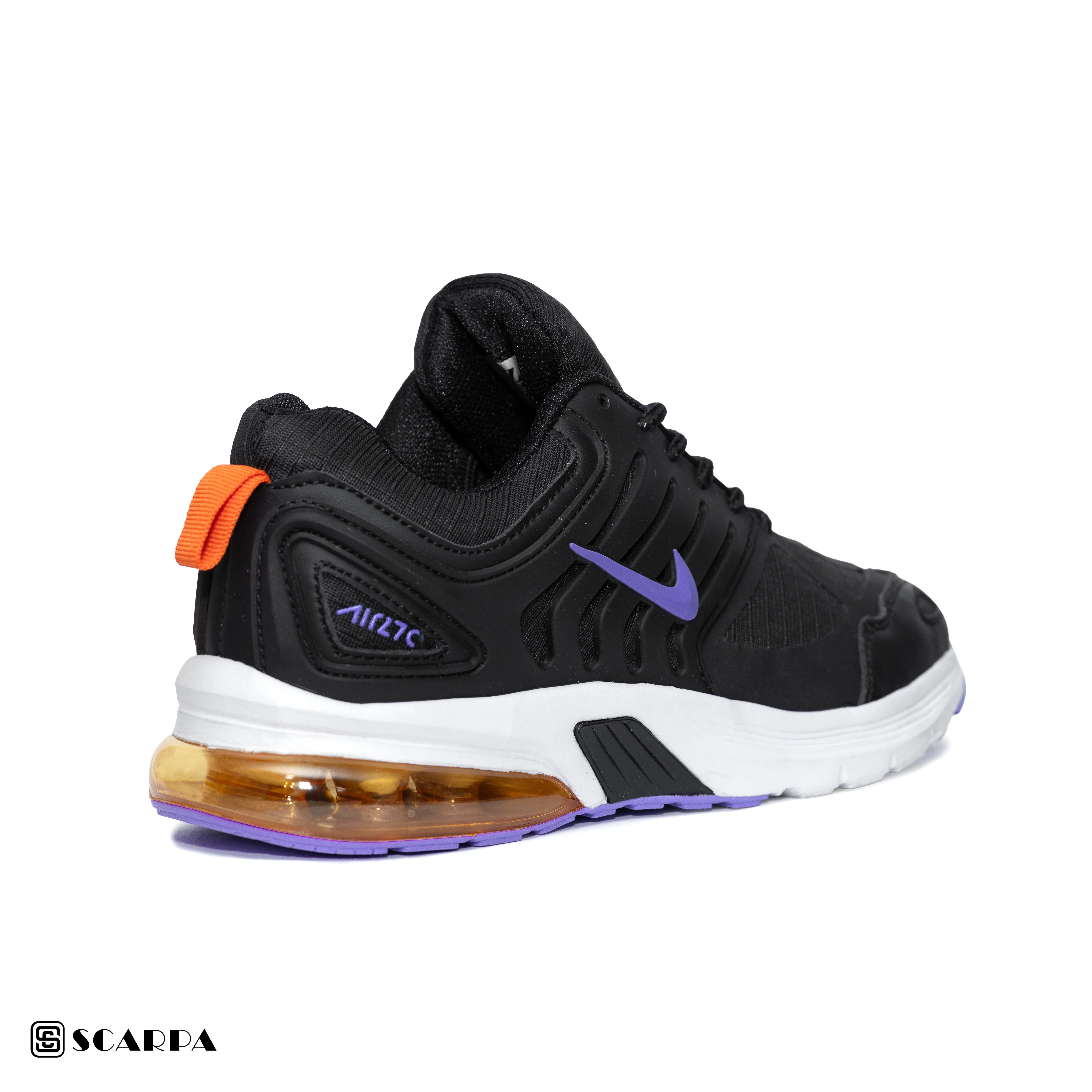 New comfartable Fashion Sneakers with BLACK Color ,Scarpa Model AIR 270 - Image 3
