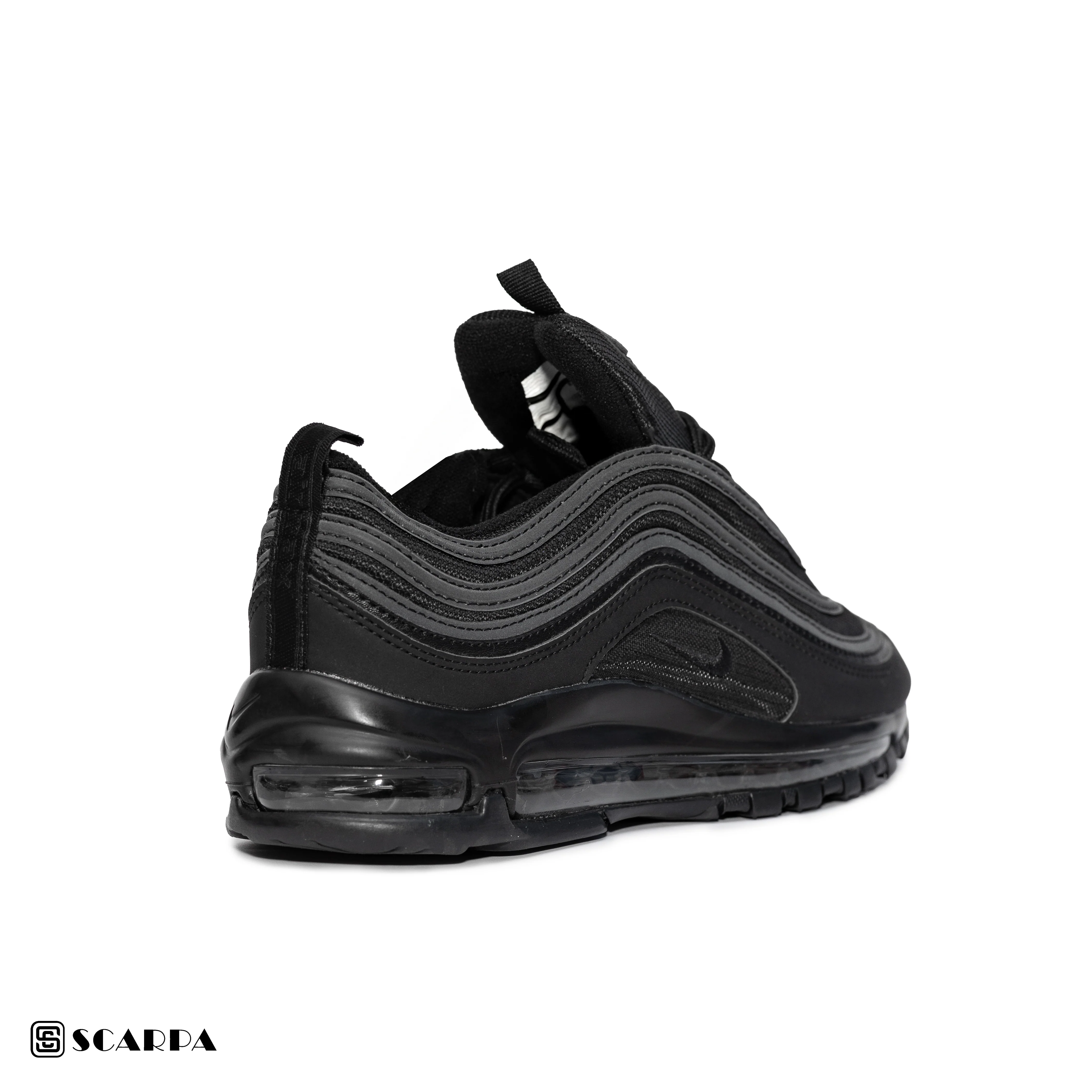 New comfartable Fashion Sneakers with BLACK Color ,Scarpa Model AIRMAX 97 - Image 4