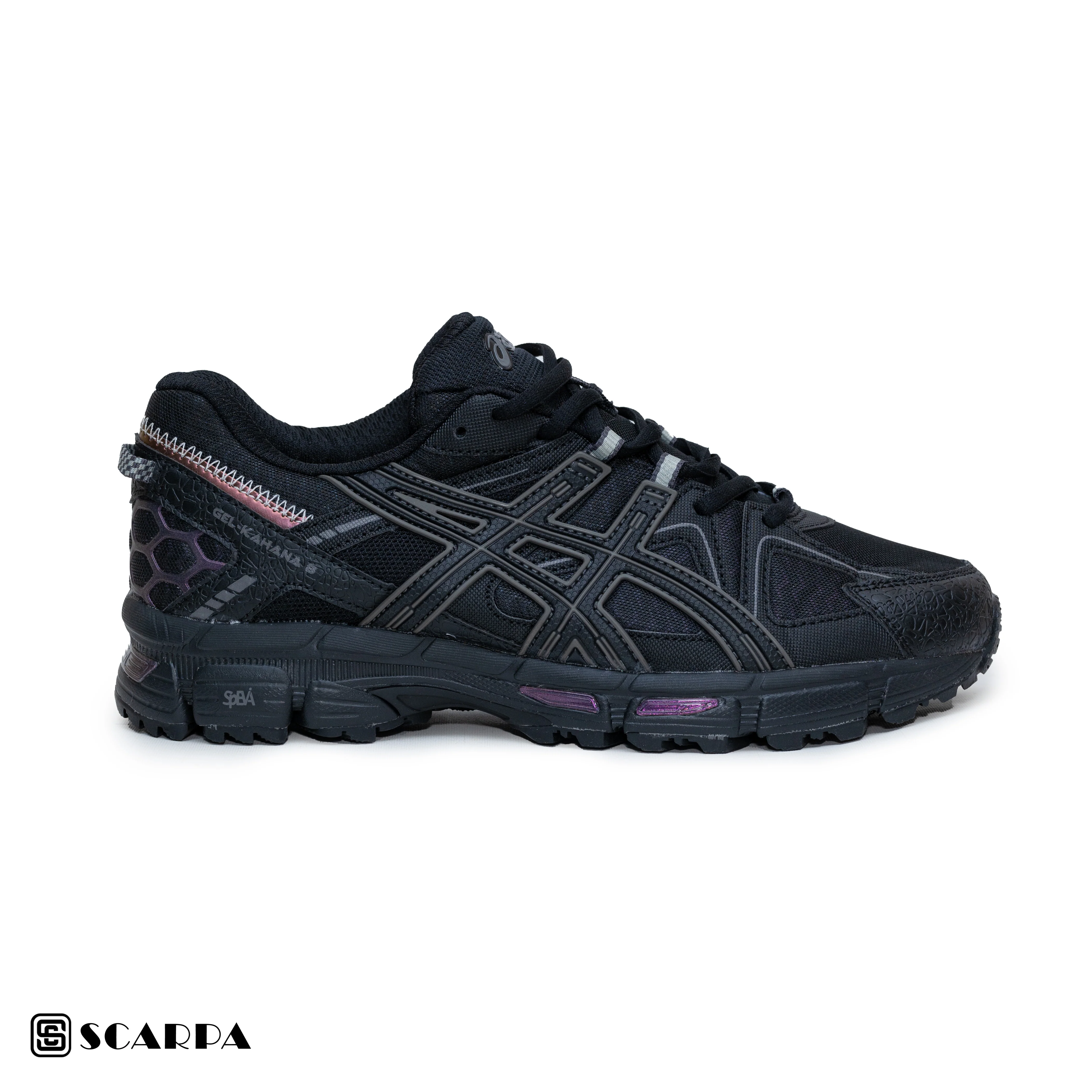 New comfartable Fashion Sneakers with BLACK Color ,Scarpa Model Asics - Image 2