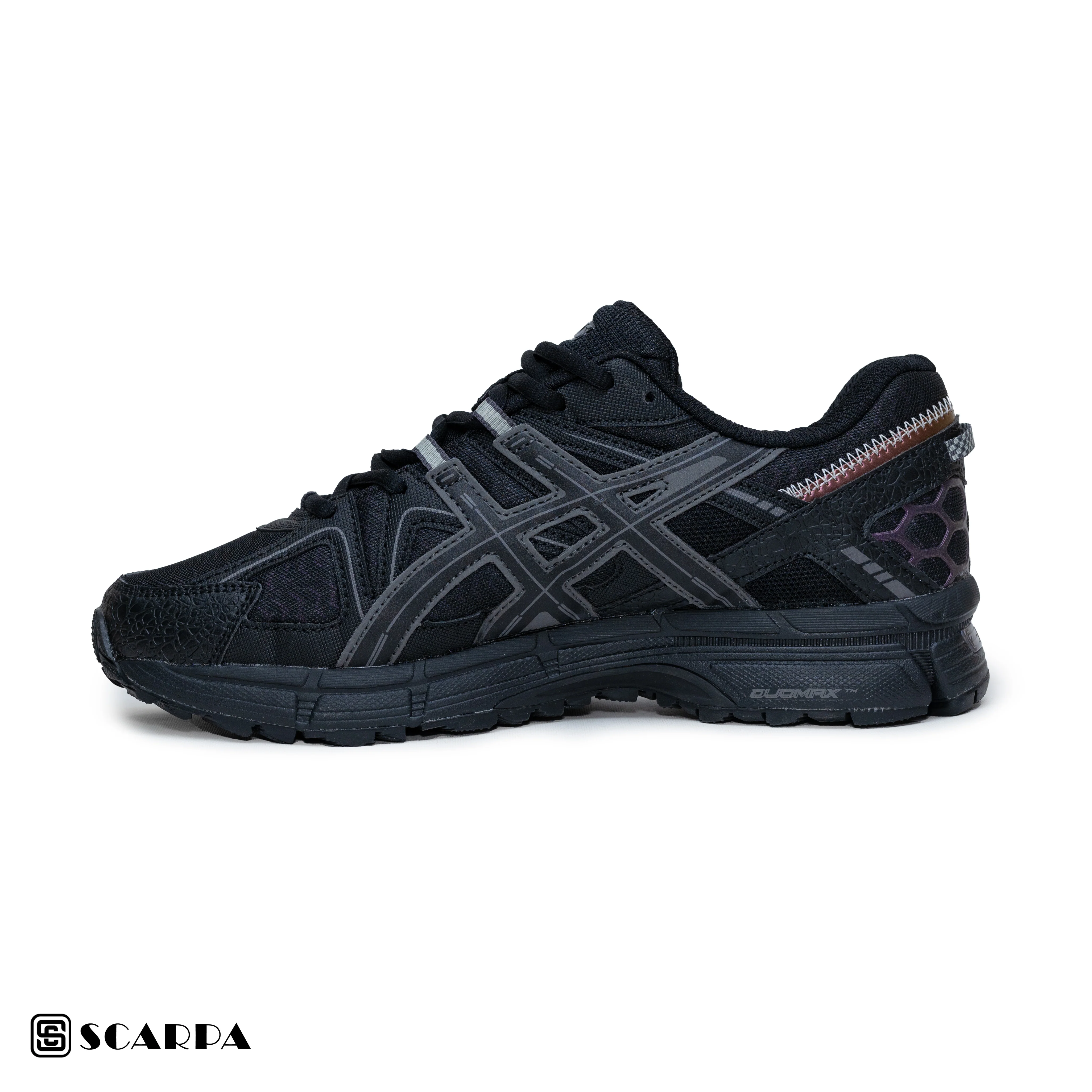 New comfartable Fashion Sneakers with BLACK Color ,Scarpa Model Asics - Image 3