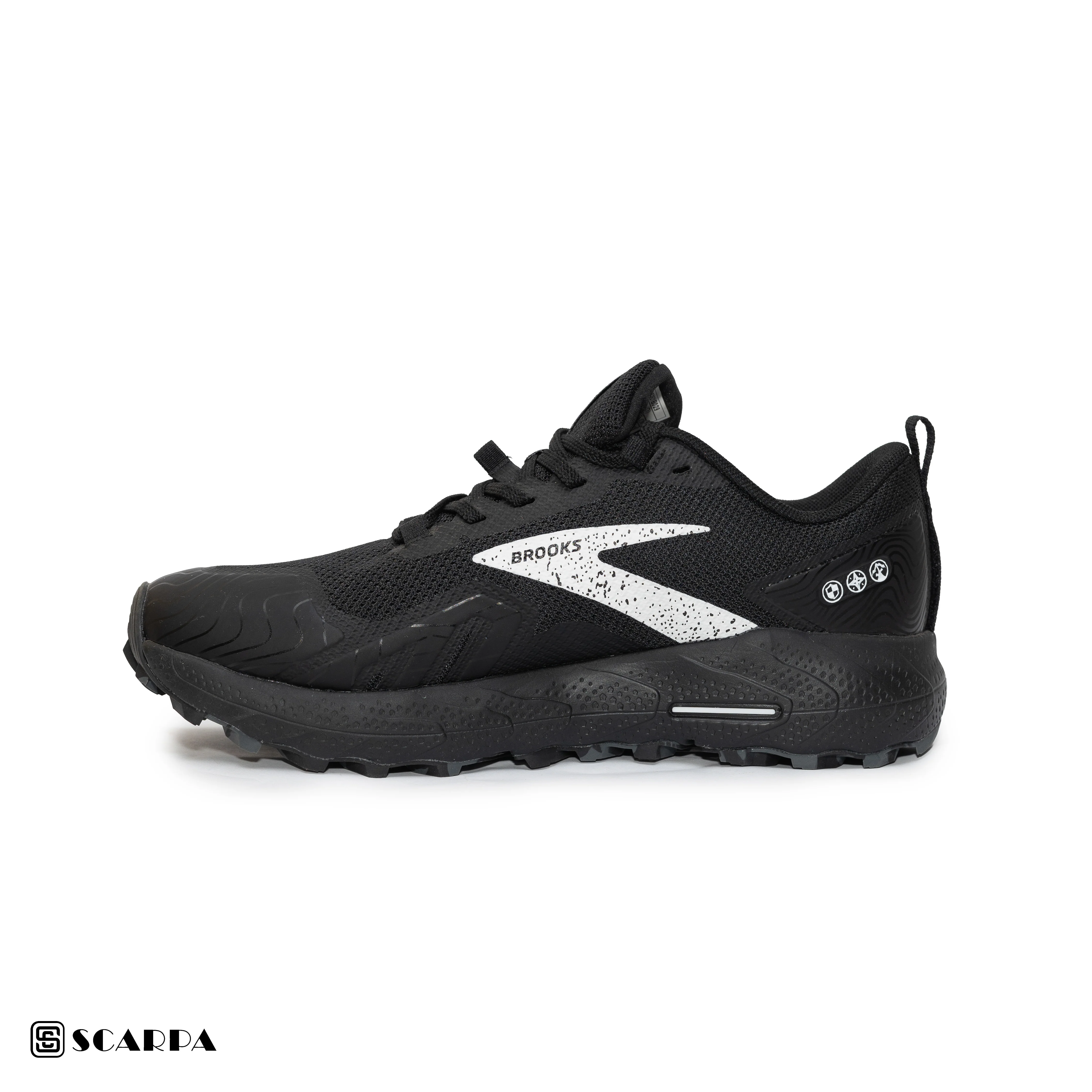 New comfartable Fashion Sneakers with BLACK Color ,Scarpa Model BROOKS - Image 4
