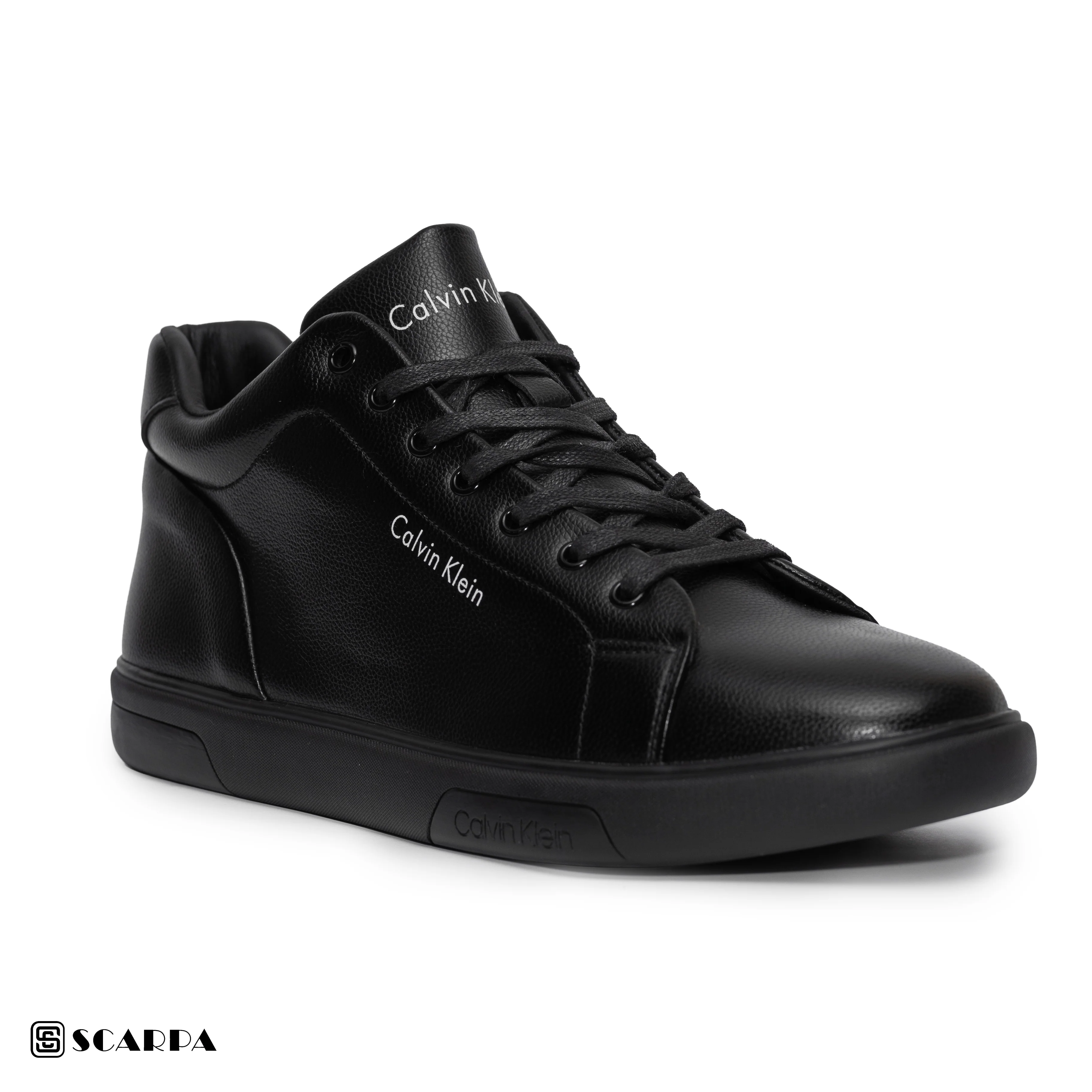 New comfartable Fashion Sneakers with BLACK Color ,Scarpa Model Calvin klein 2