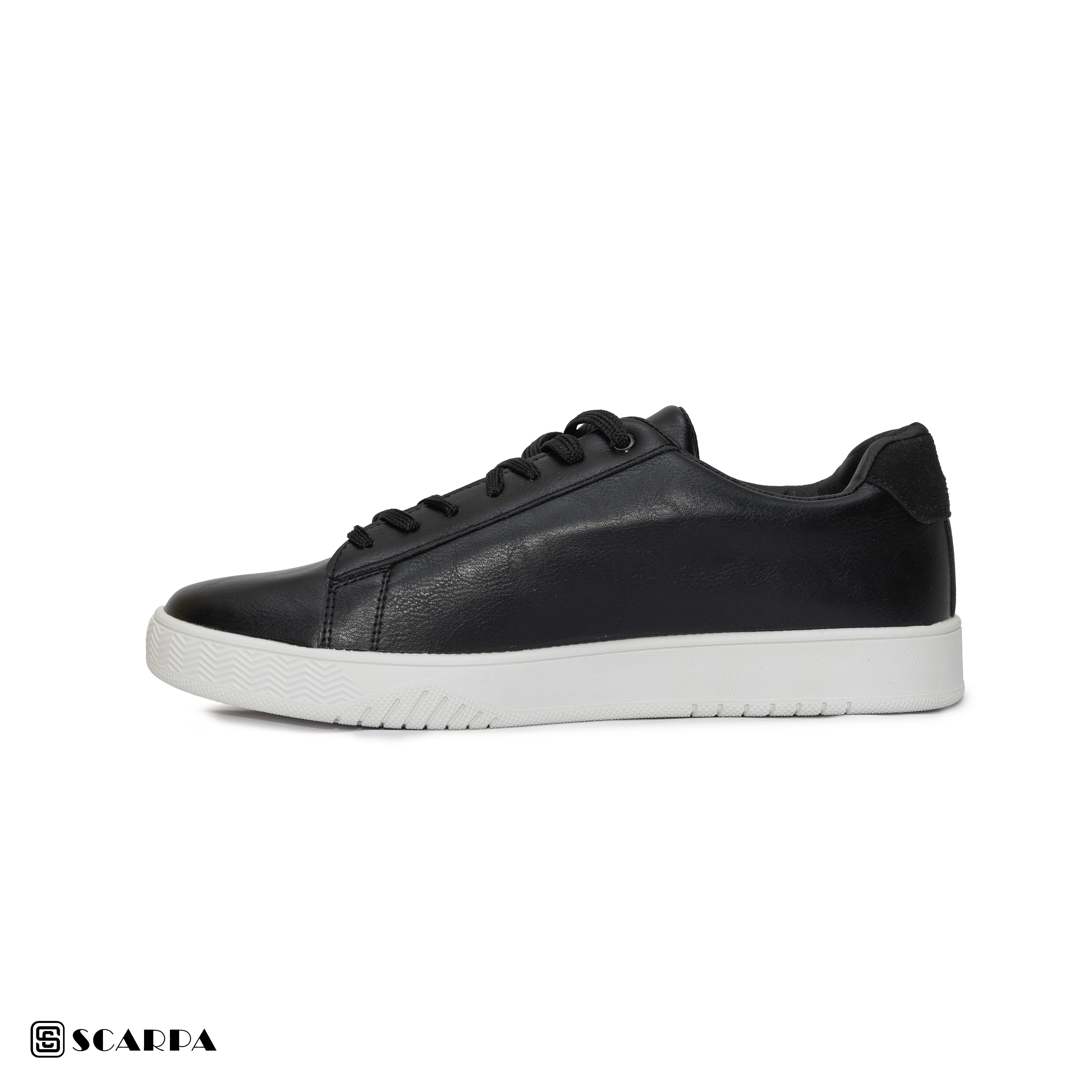New comfartable Fashion Sneakers with BLACK Color ,Scarpa Model LAOCSTE - Image 3