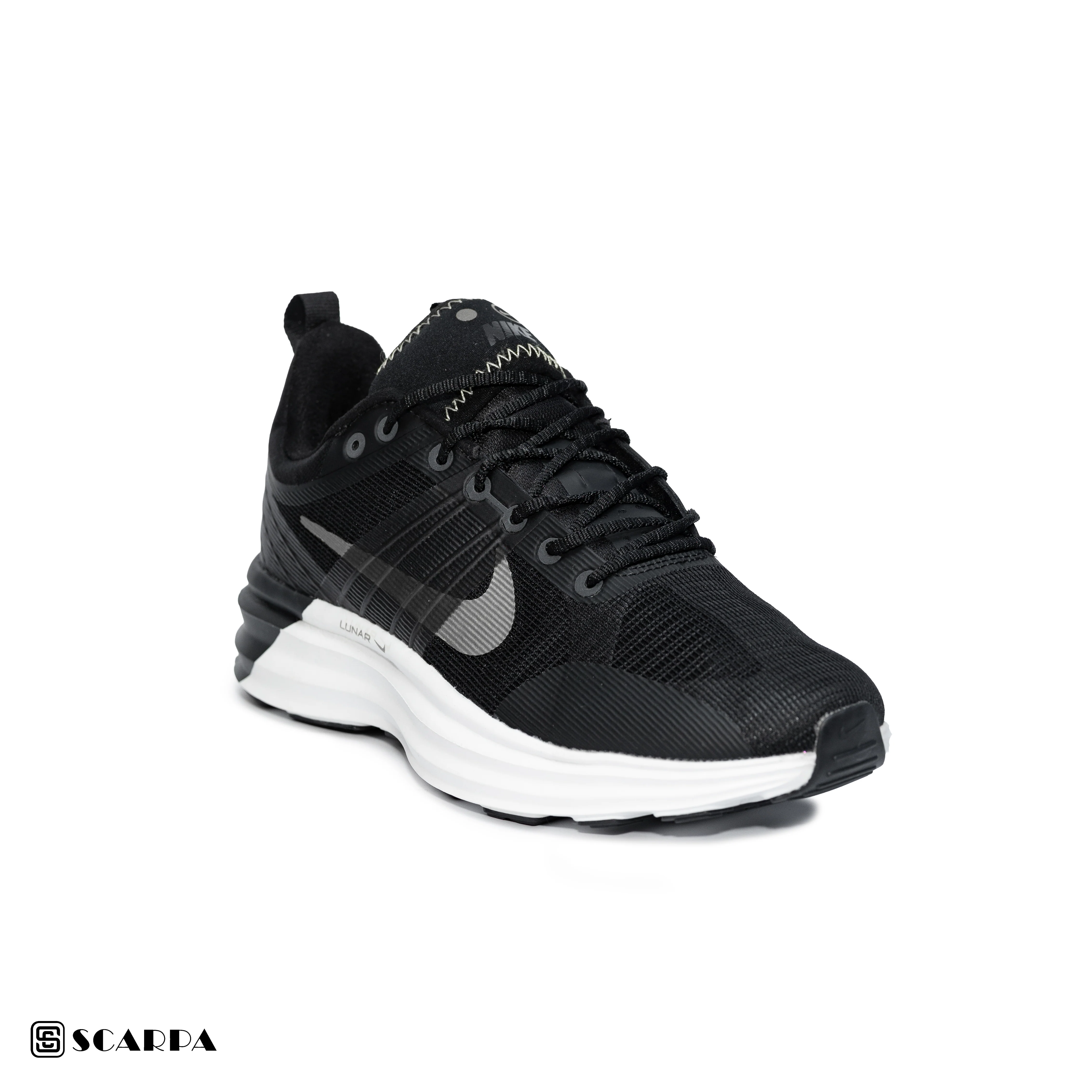 New comfartable Fashion Sneakers with BLACK Color ,Scarpa Model NIKE LUNAR