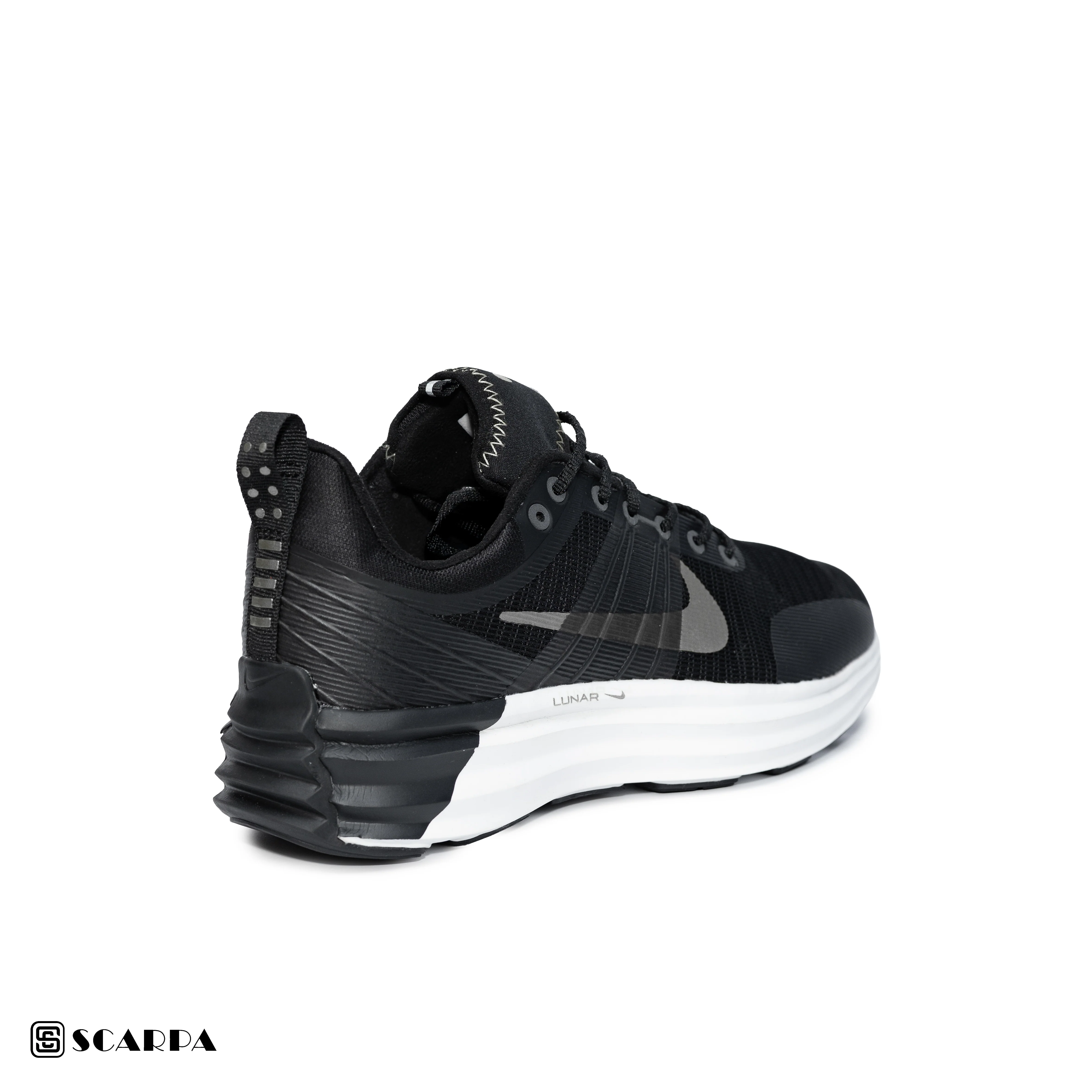 New comfartable Fashion Sneakers with BLACK Color ,Scarpa Model NIKE LUNAR - Image 4