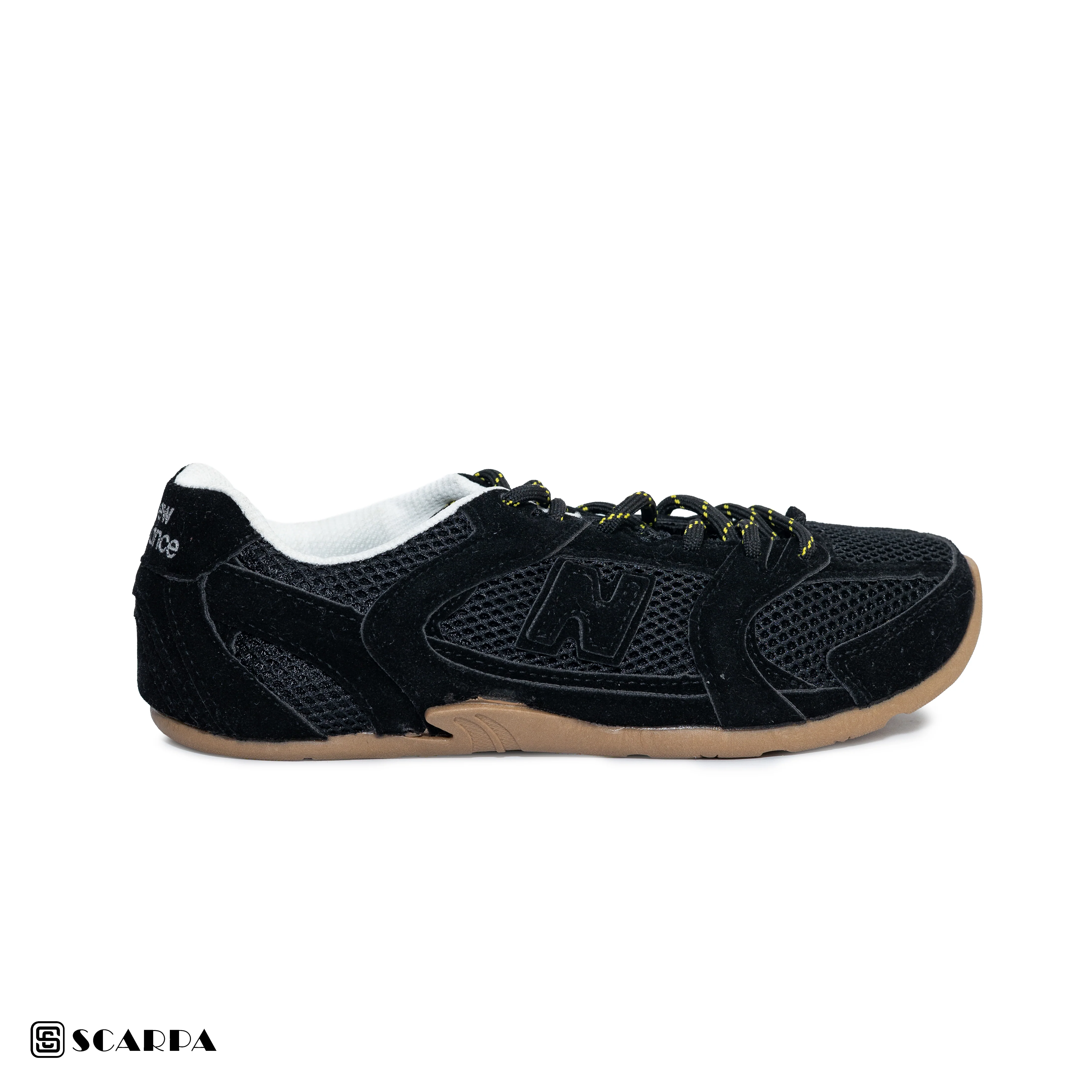New comfartable Fashion Sneakers with BLACK Color ,Scarpa Model SH2 NB-201 - Image 2