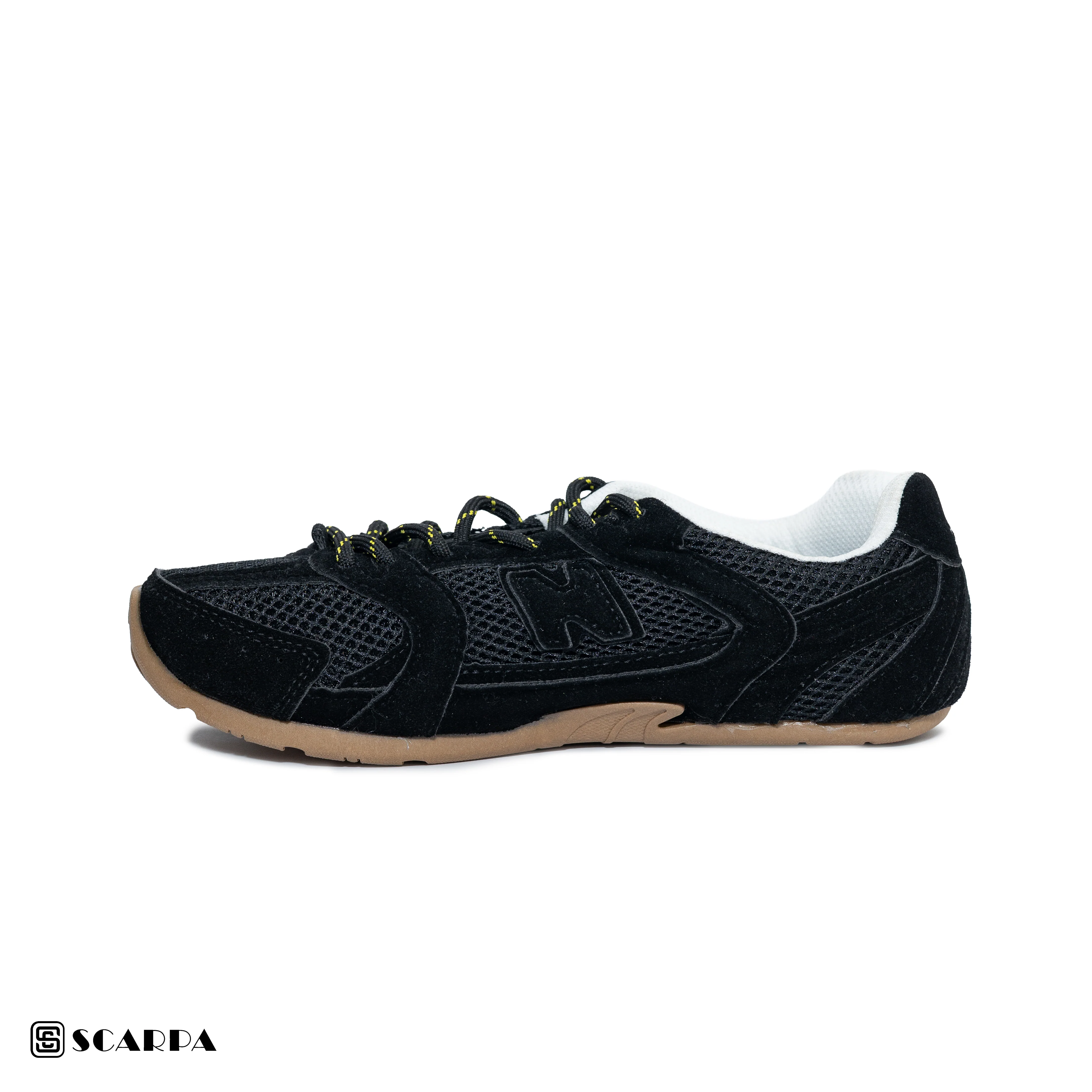 New comfartable Fashion Sneakers with BLACK Color ,Scarpa Model SH2 NB-201 - Image 3