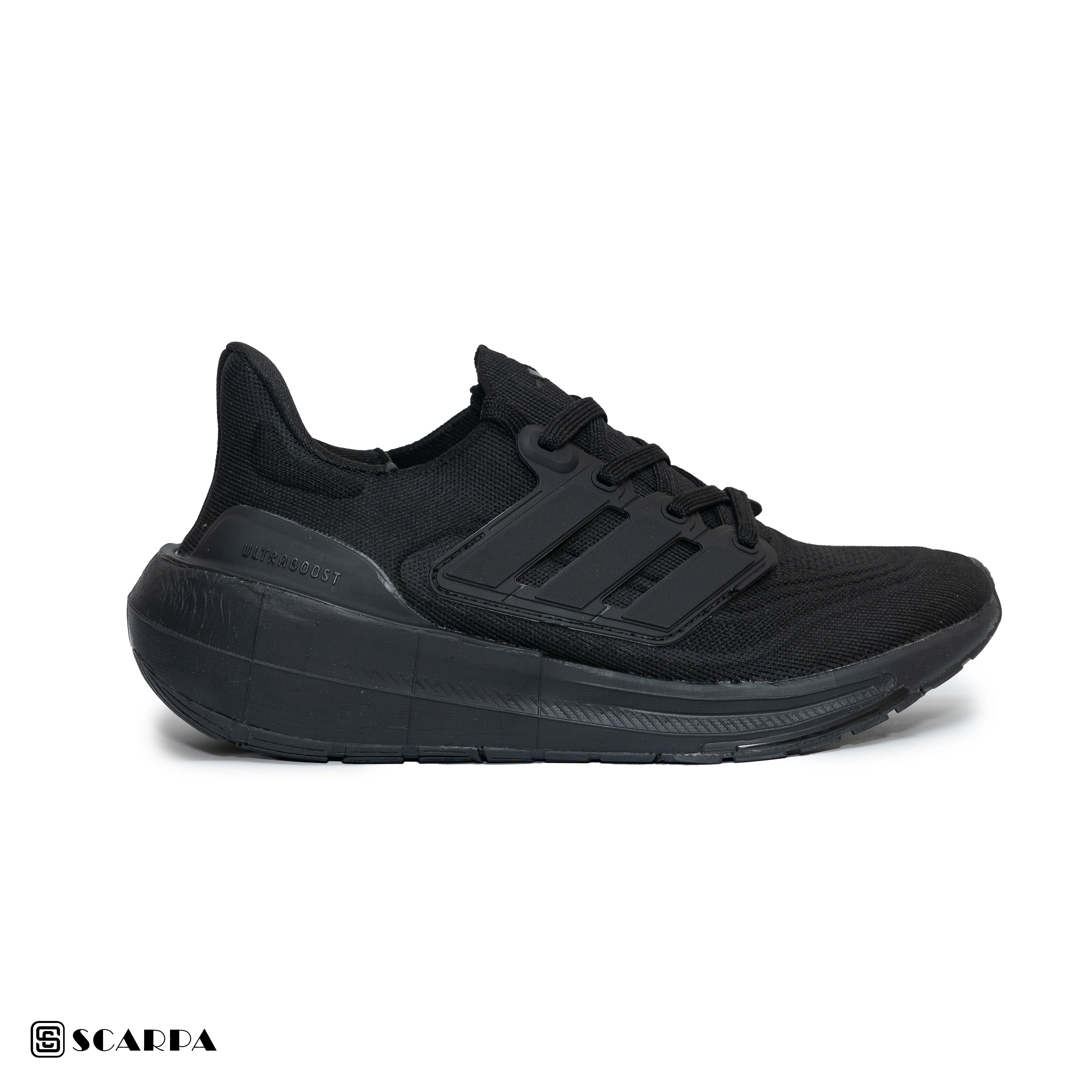 New comfartable Fashion Sneakers with BLACK Color ,Scarpa Model ULTRA BOOST- MIRROR - Image 2