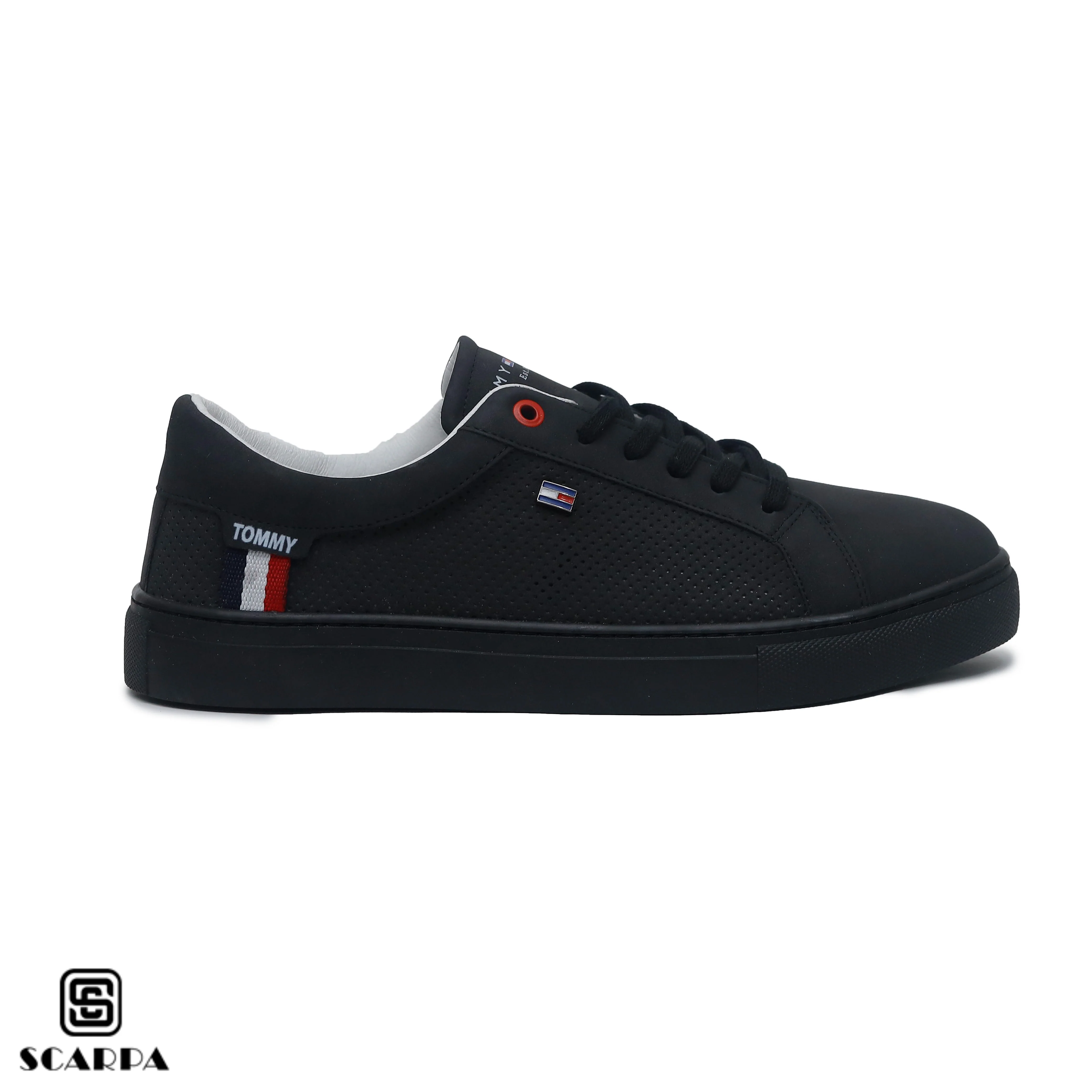 New comfartable Fashion Sneakers with BLACK Color ,Scarpa Model V160 - Image 2