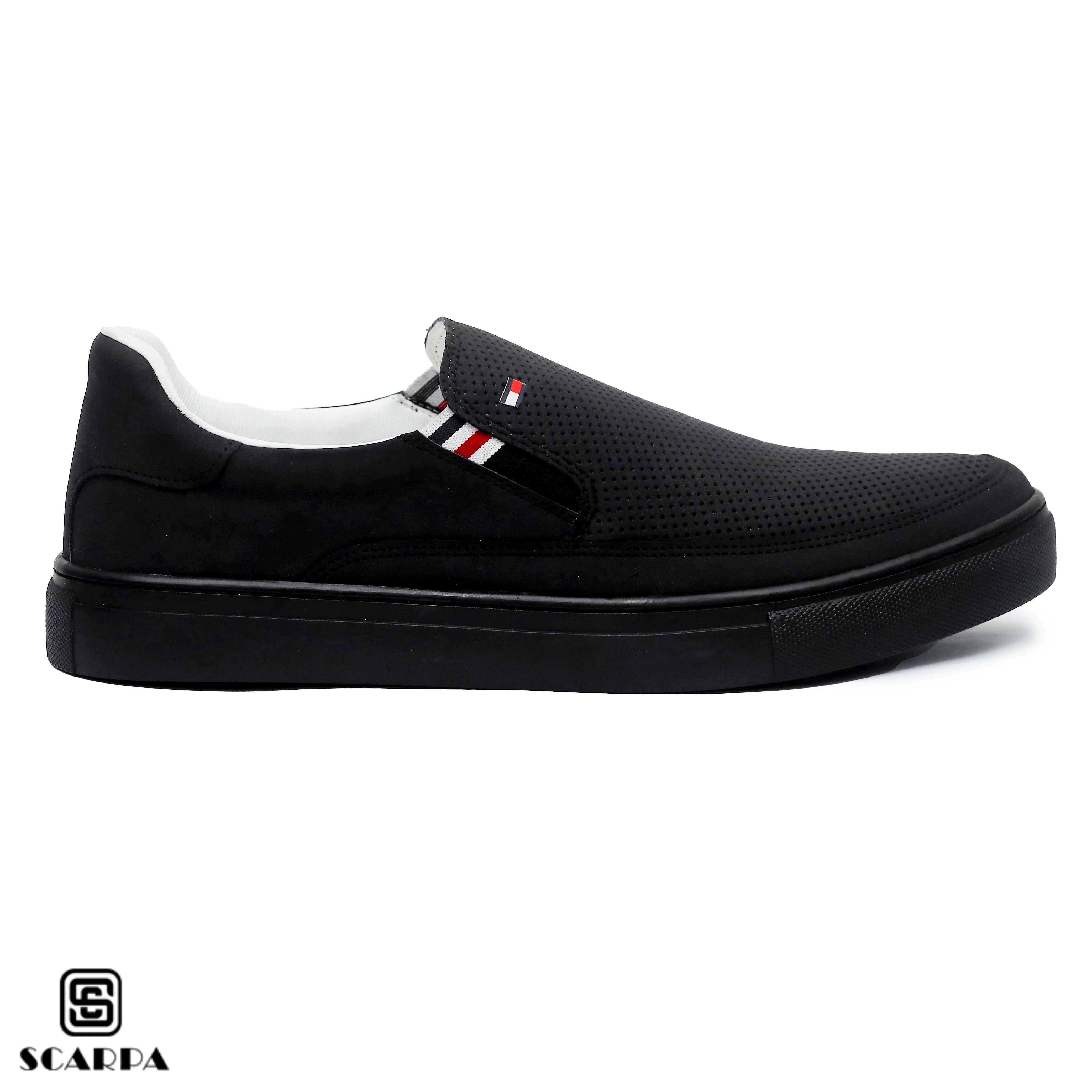 New comfartable Fashion Sneakers with BLACK Color ,Scarpa Model V51 - Image 2