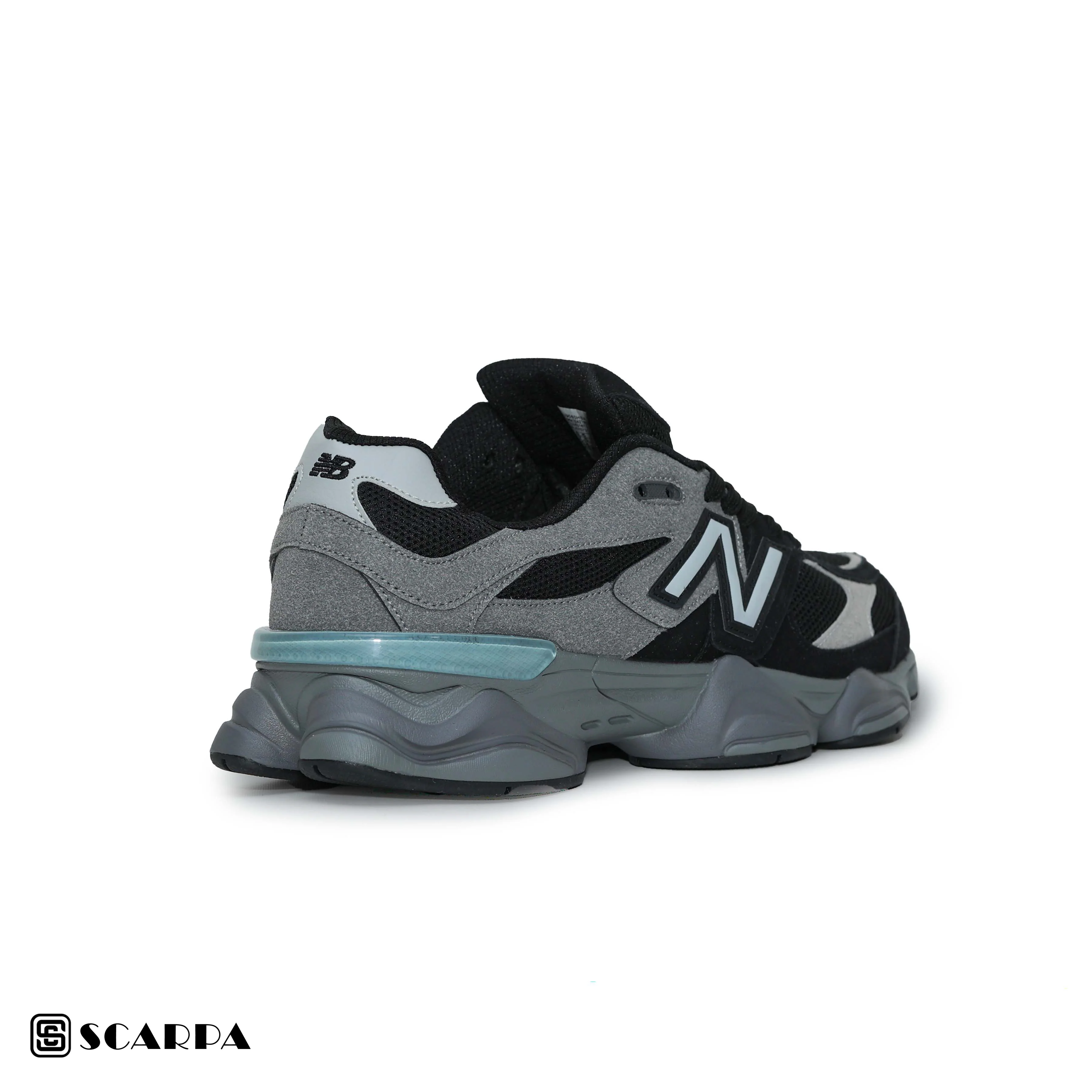 New comfartable Fashion Sneakers with BLACK & GRAY Color ,Scarpa Model NewBalance 9060 - Image 4