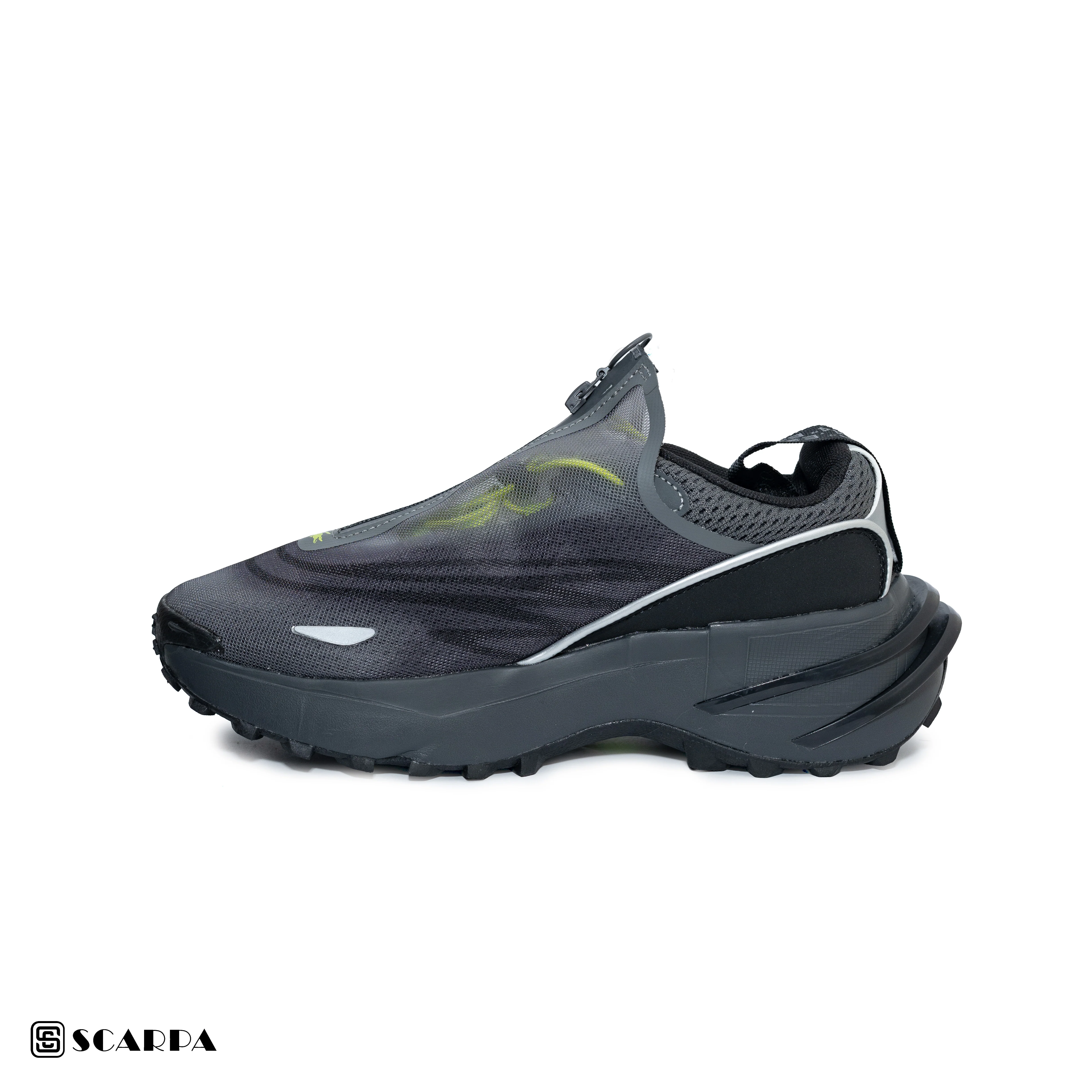 New comfartable Fashion Sneakers with BLACK&LIMON Color ,Scarpa Model LACOSTE MIROR - Image 2