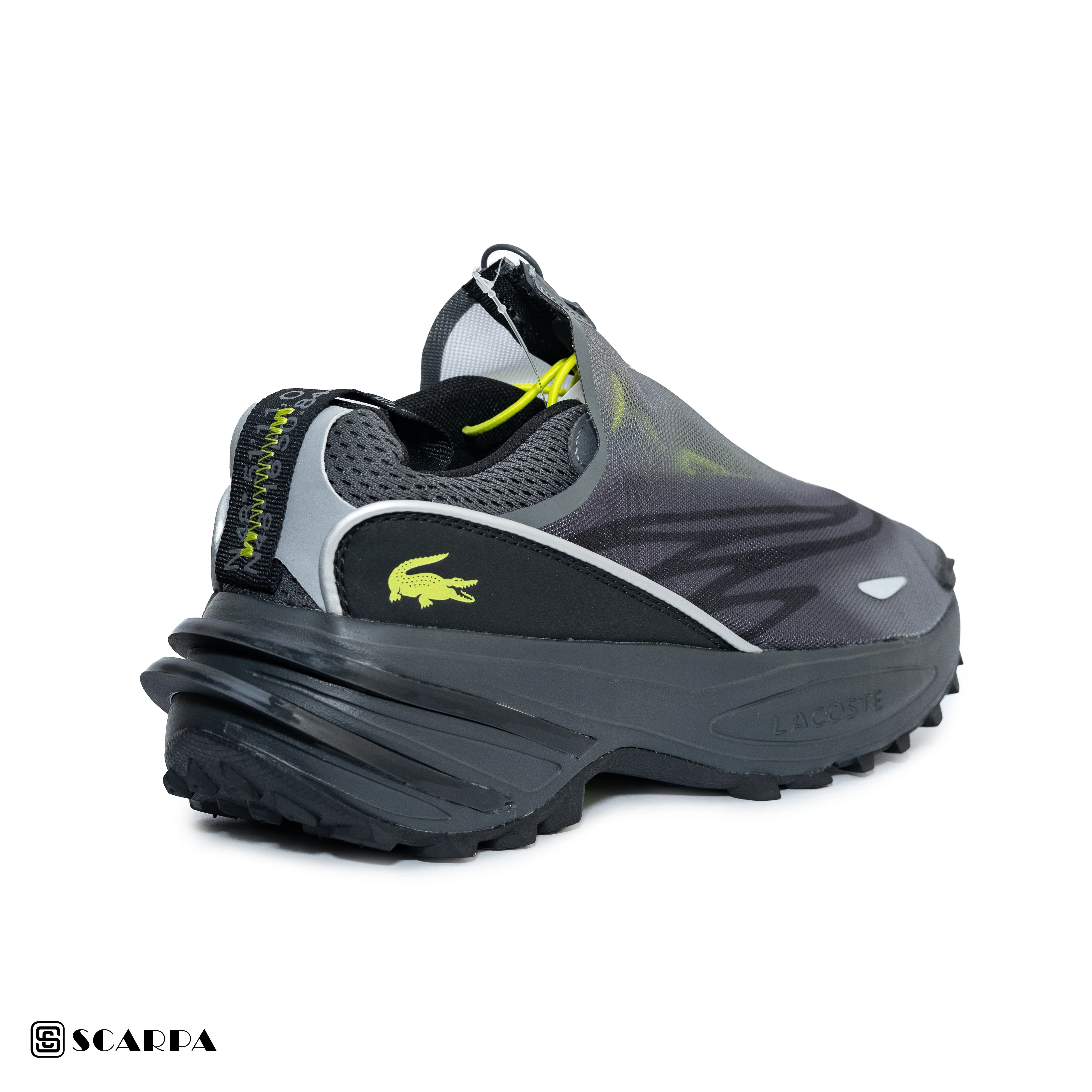 New comfartable Fashion Sneakers with BLACK&LIMON Color ,Scarpa Model LACOSTE MIROR - Image 3