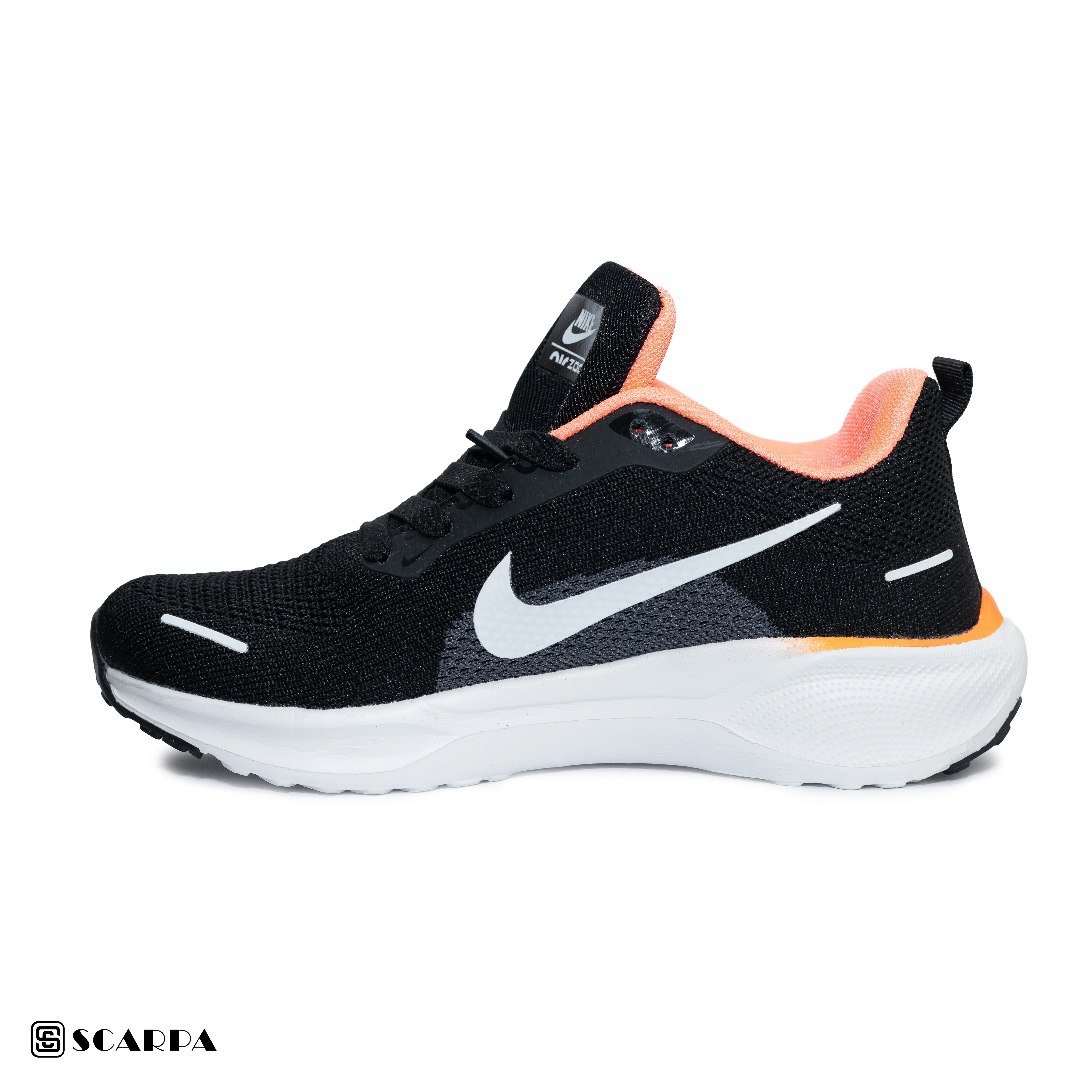 New comfartable Fashion Sneakers with BLACK&ORANGE Color ,Scarpa Model NIKE FY01 - Image 3