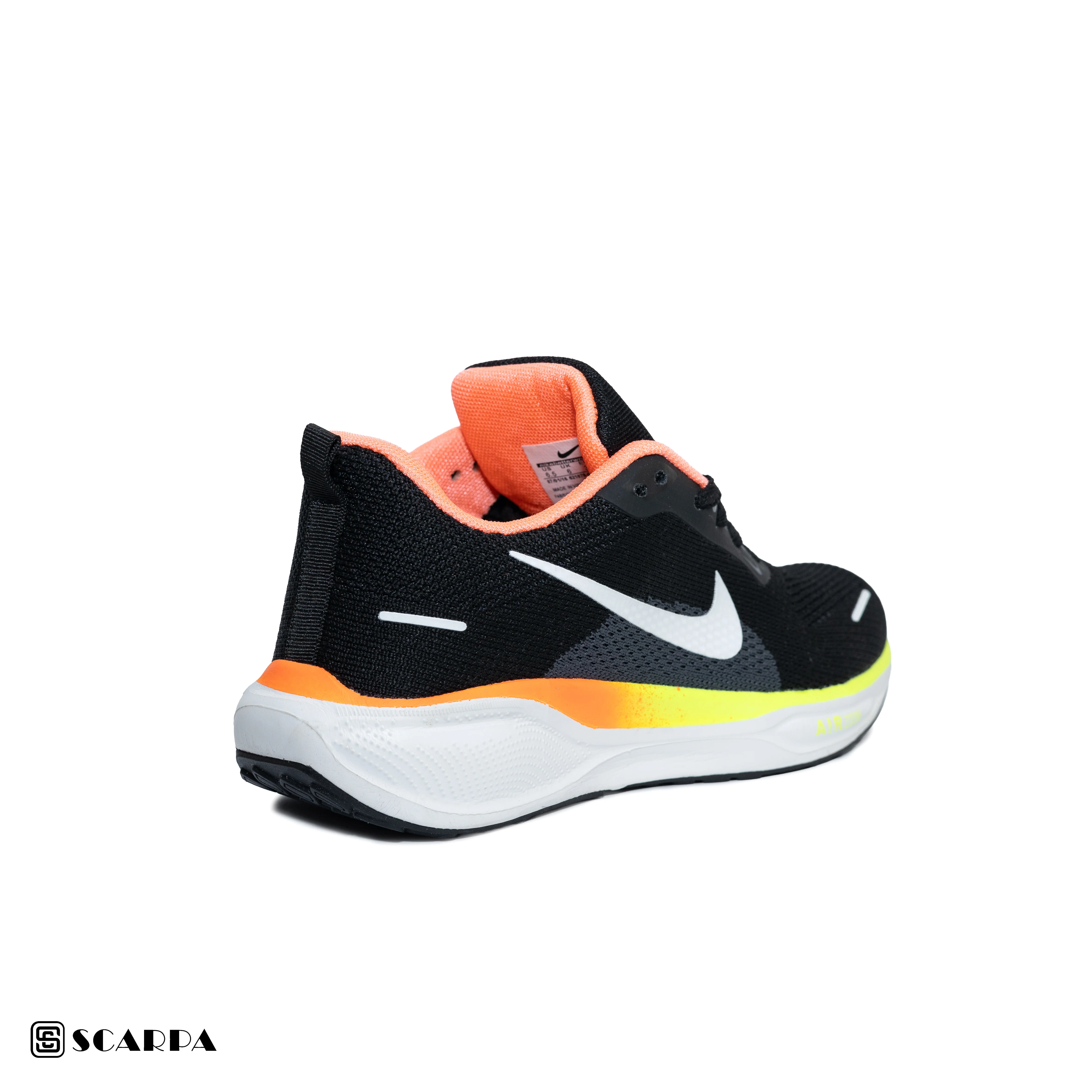 New comfartable Fashion Sneakers with BLACK&ORANGE Color ,Scarpa Model NIKE FY01 - Image 4