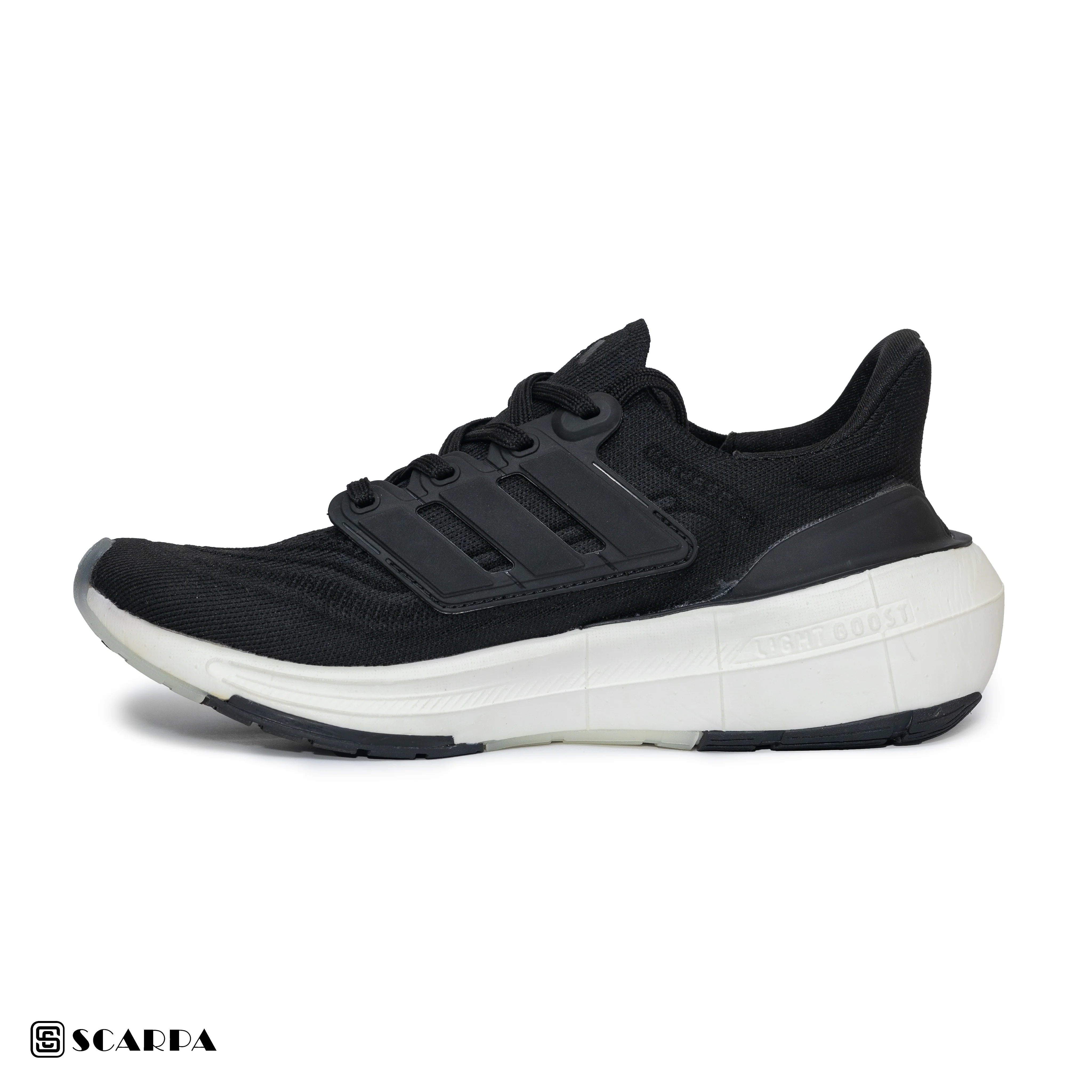 New comfartable Fashion Sneakers with BLACK&WH Color ,Scarpa Model ULTRA BOOST- MIRROR - Image 3