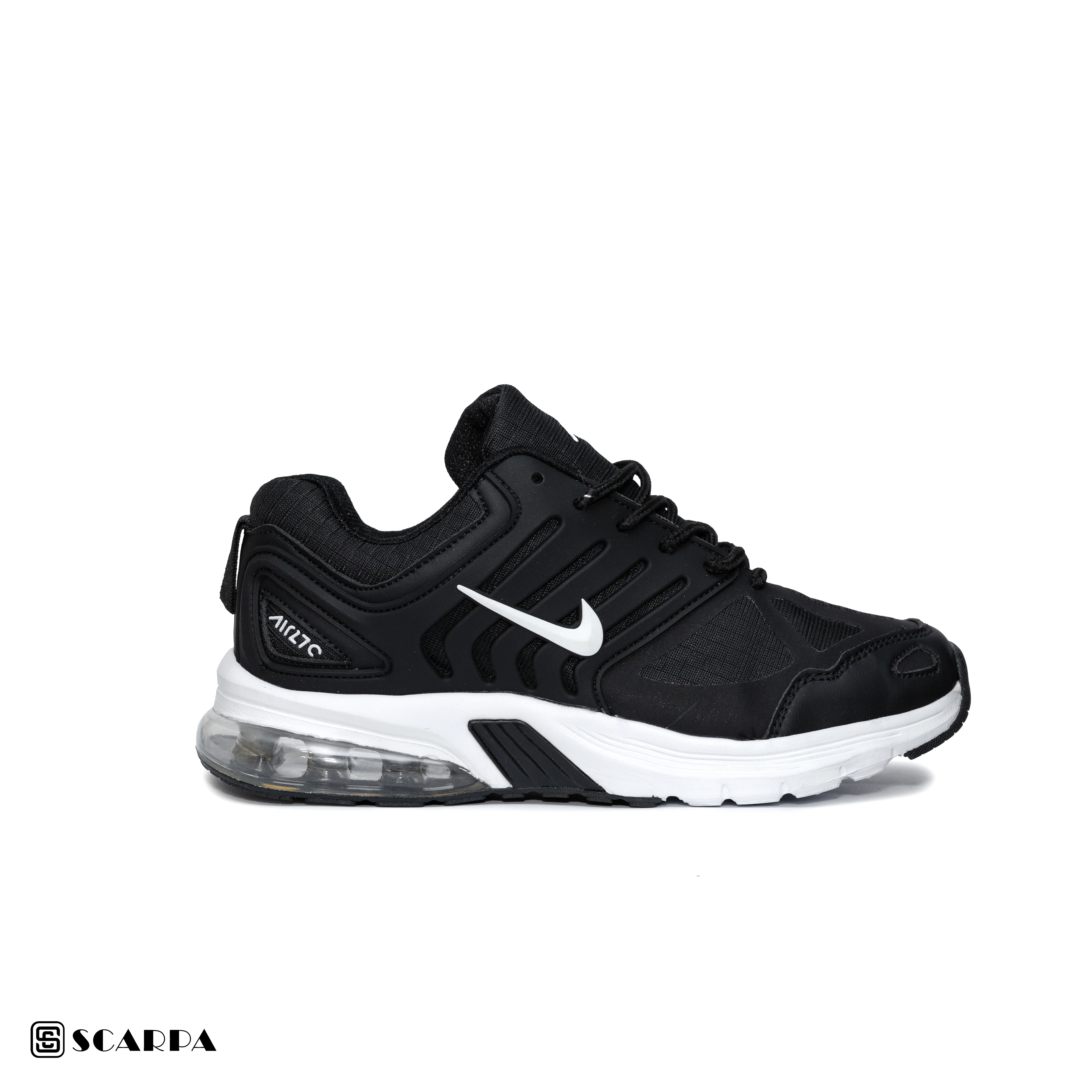 New comfartable Fashion Sneakers with BLACK&WHITE Color ,Scarpa Model AIR 270 - Image 2