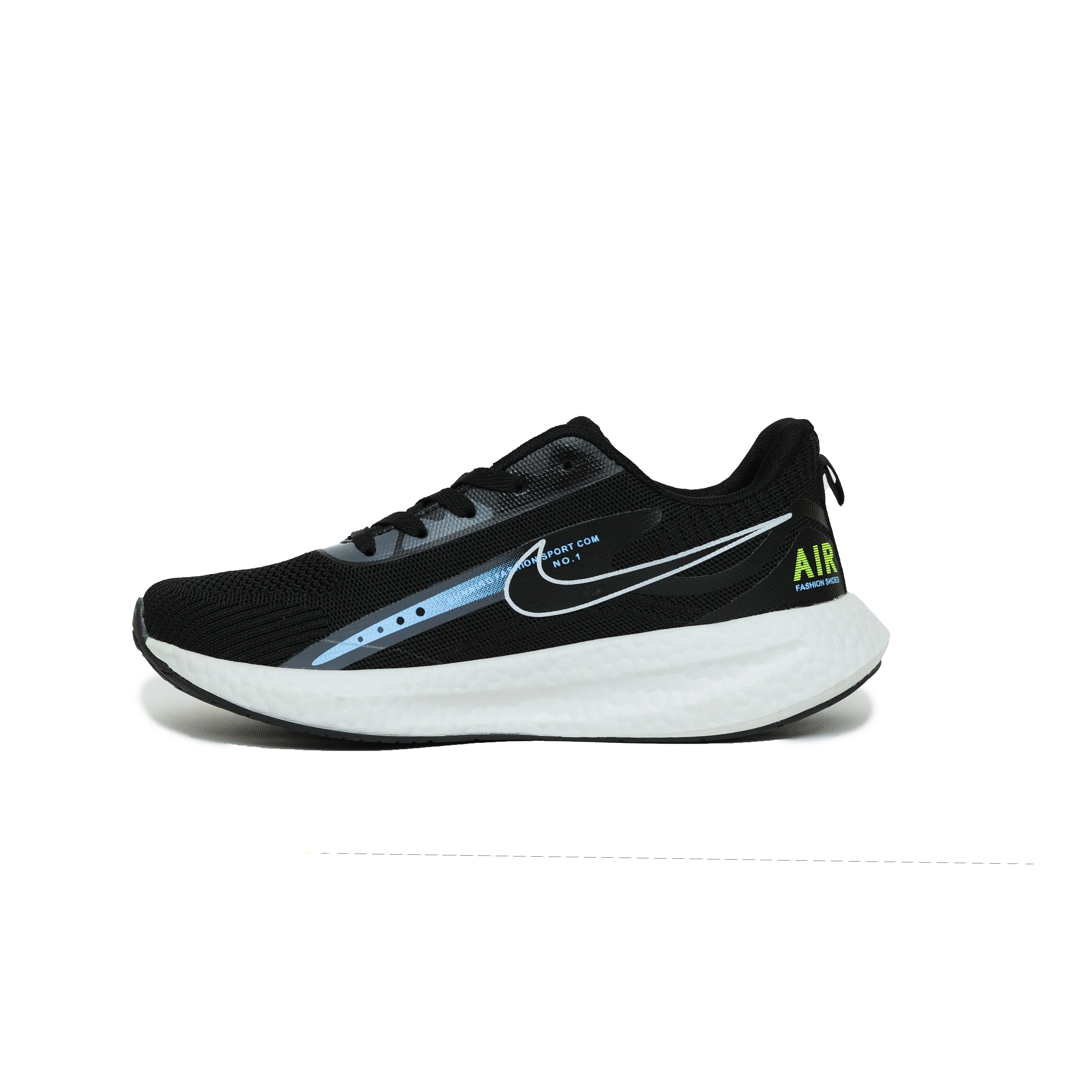 New comfartable Fashion Sneakers with  BLACK &WHITE  Color ,Scarpa Model YS011 - Image 3
