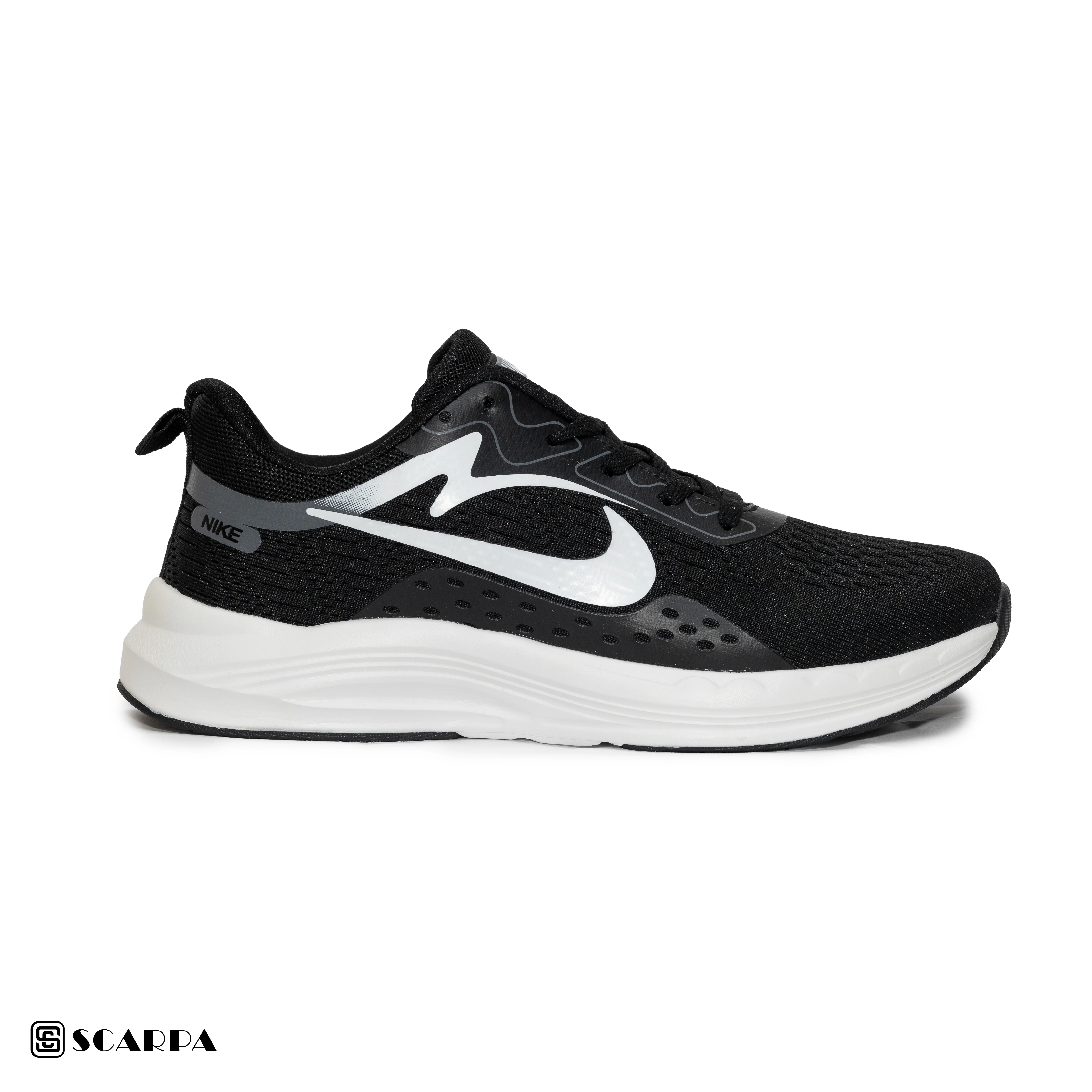 New comfartable Fashion Sneakers with BLACK&WHITE Color ,Scarpa Model YS14 - Image 2
