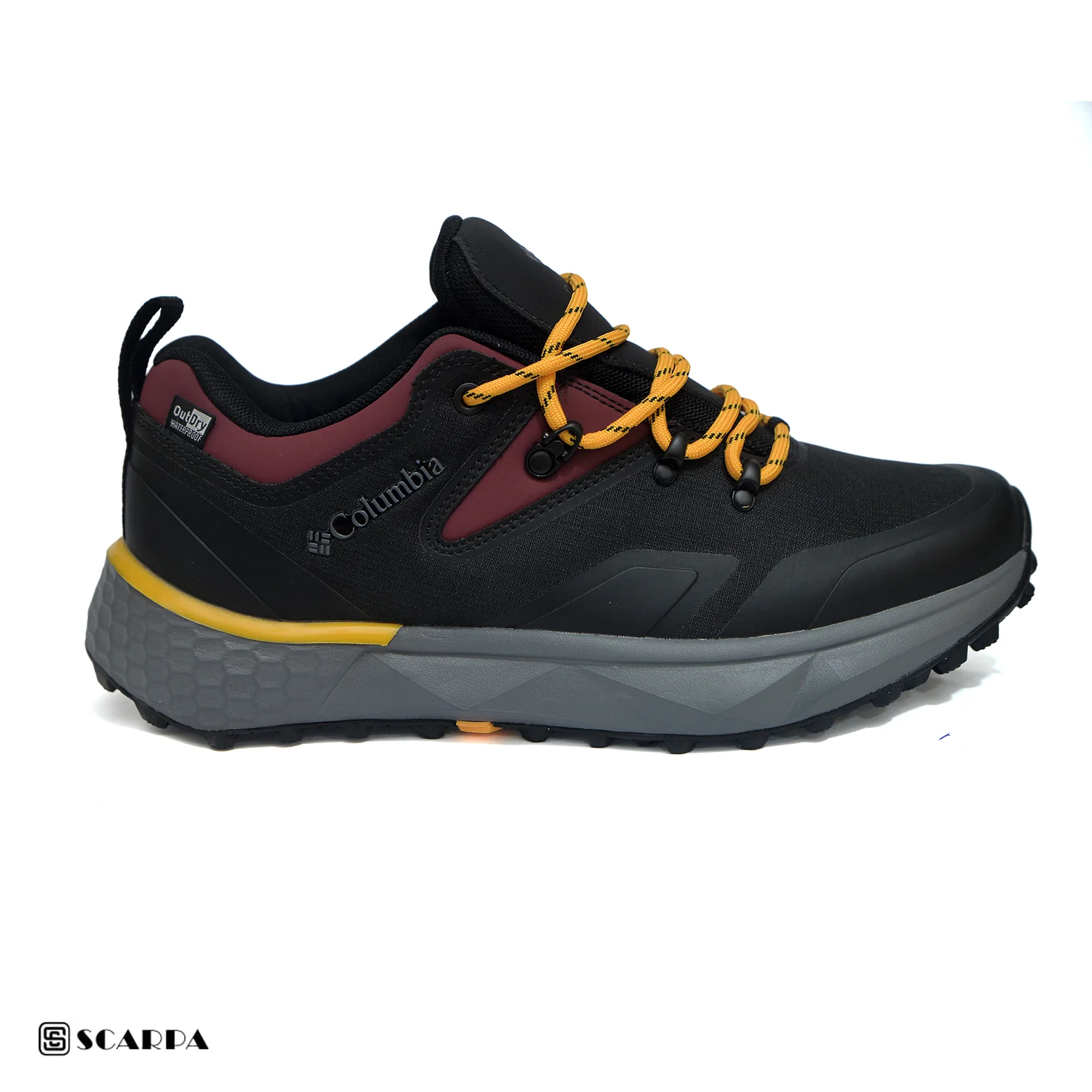 New comfartable Fashion Sneakers with BLACK&YELLOW Color ,Scarpa Model Columbia DRY - Image 2