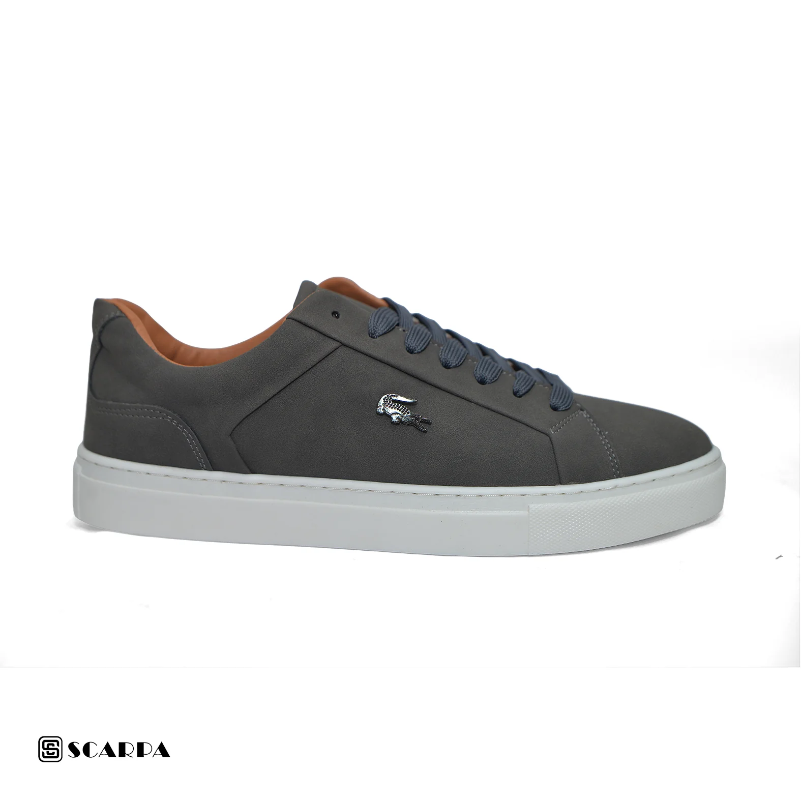 New comfartable Fashion Sneakers with GRAY Color ,Model V165 - Image 2