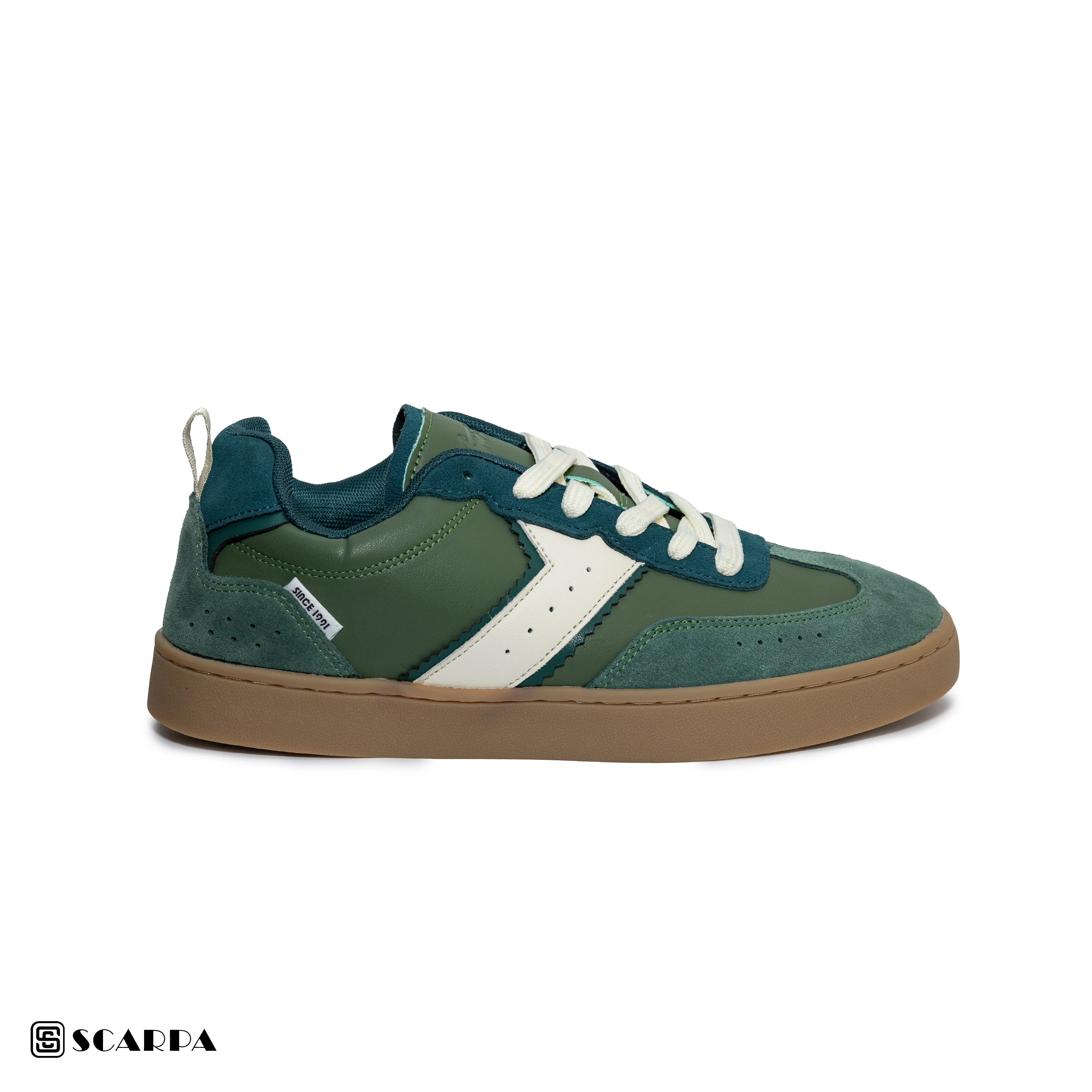 New comfartable Fashion Sneakers with olive Color ,Scarpa Model PULL & BEAR - Image 2