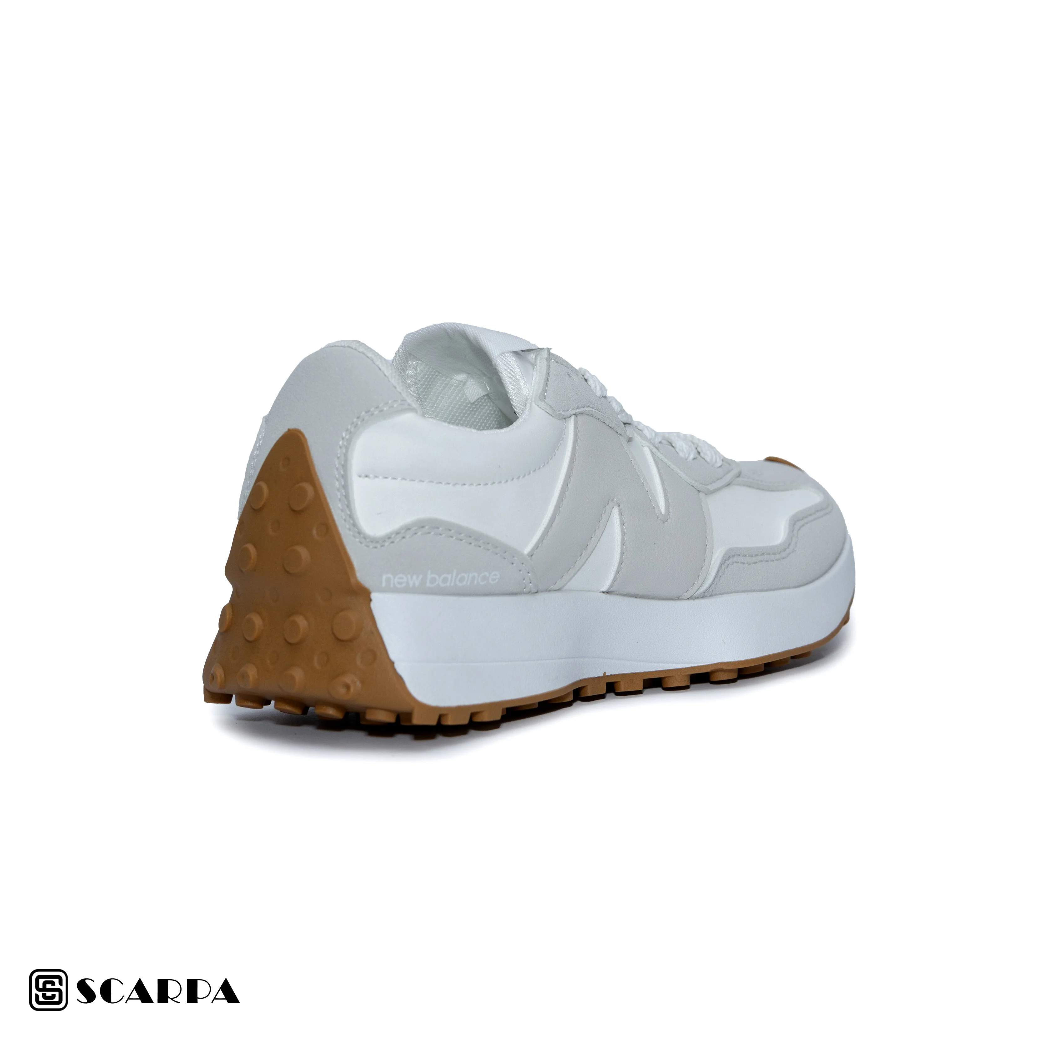 New comfartable Fashion Sneakers with WHITE&BEIGE Color ,Scarpa Model SH2-327 - Image 4