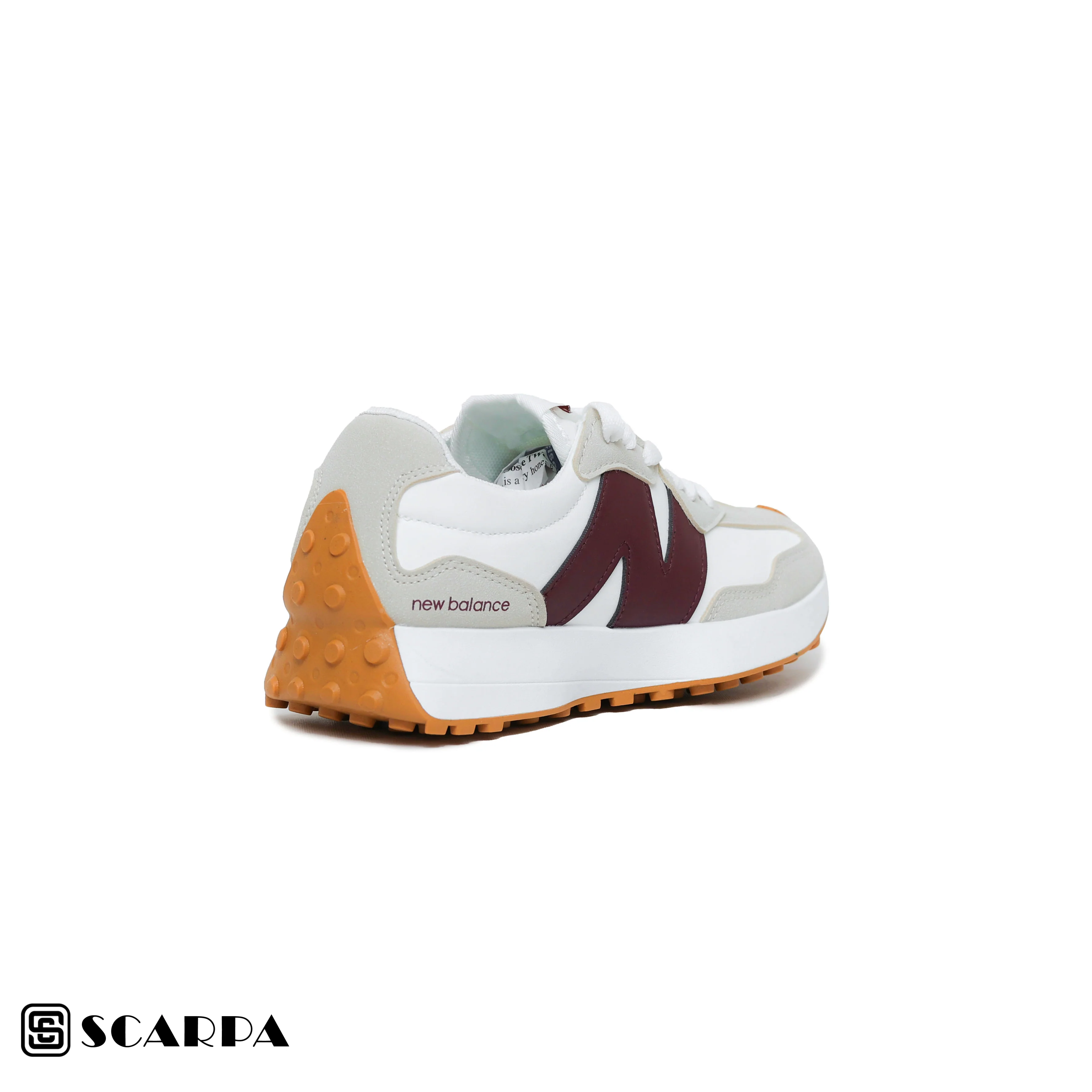New comfartable Fashion Sneakers with WHITE&BROWEN Color ,Scarpa Model SH2-327 - Image 4