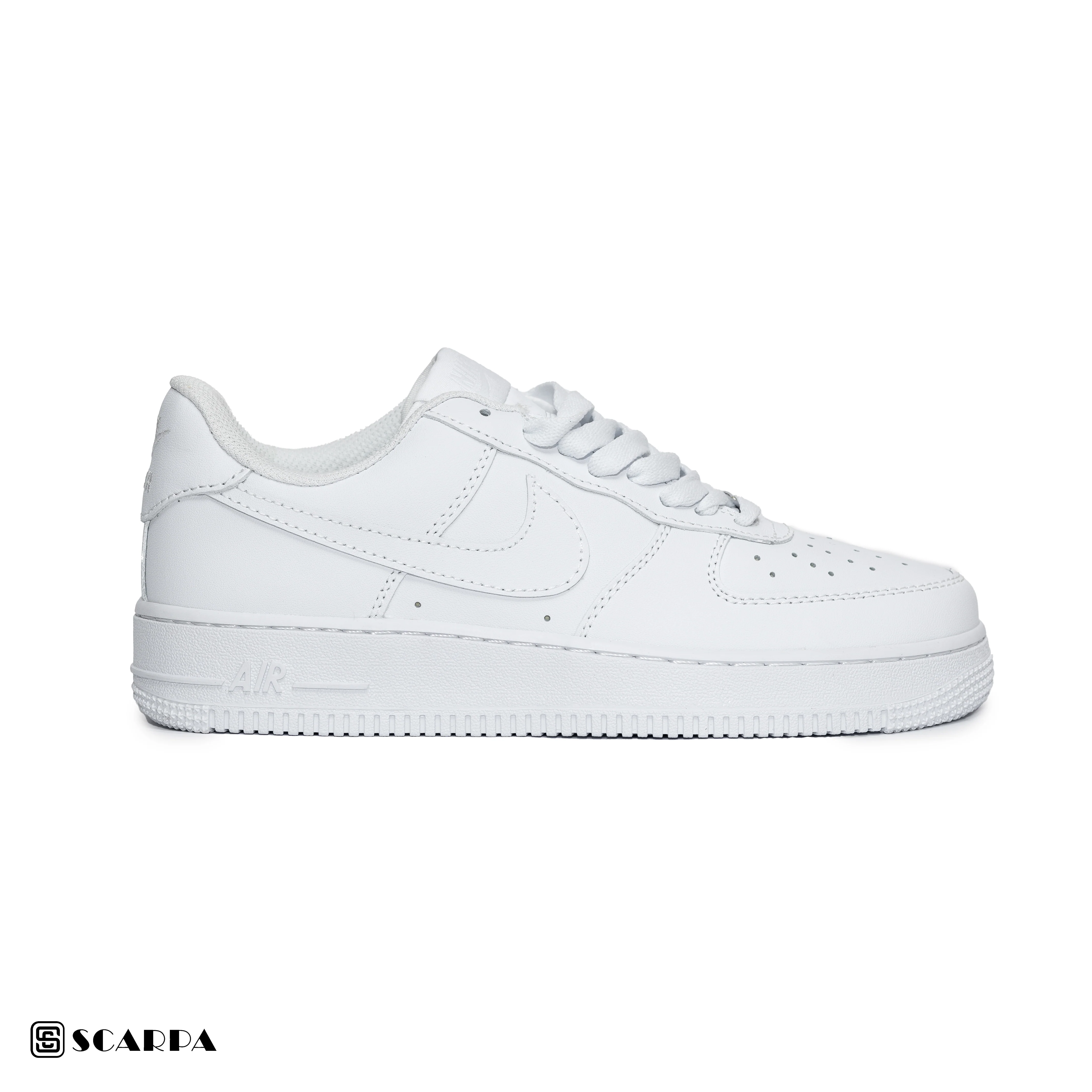 New comfartable Fashion Sneakers with WHITE Color ,Scarpa Model AIR FORCE - Image 2