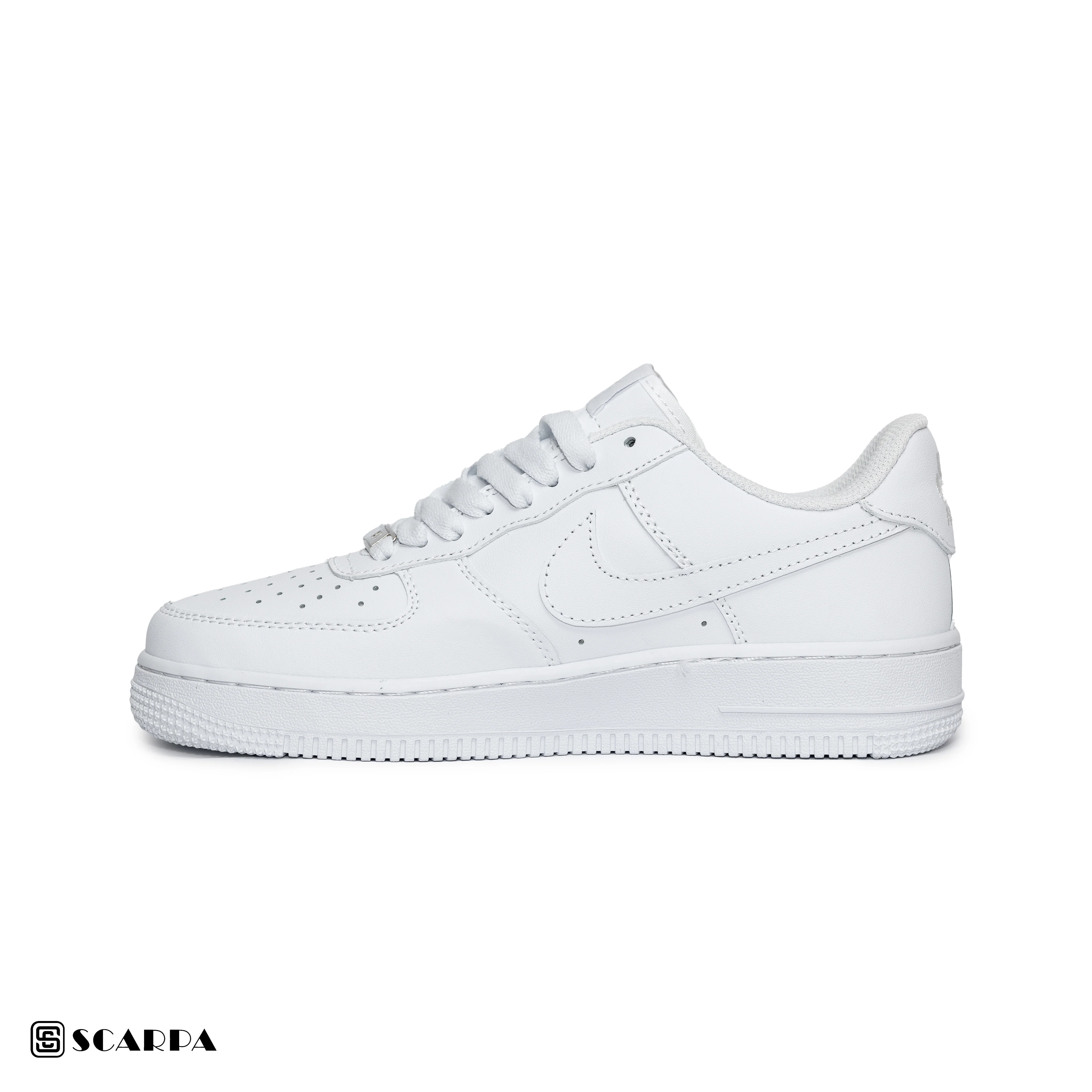 New comfartable Fashion Sneakers with WHITE Color ,Scarpa Model AIR FORCE - Image 3