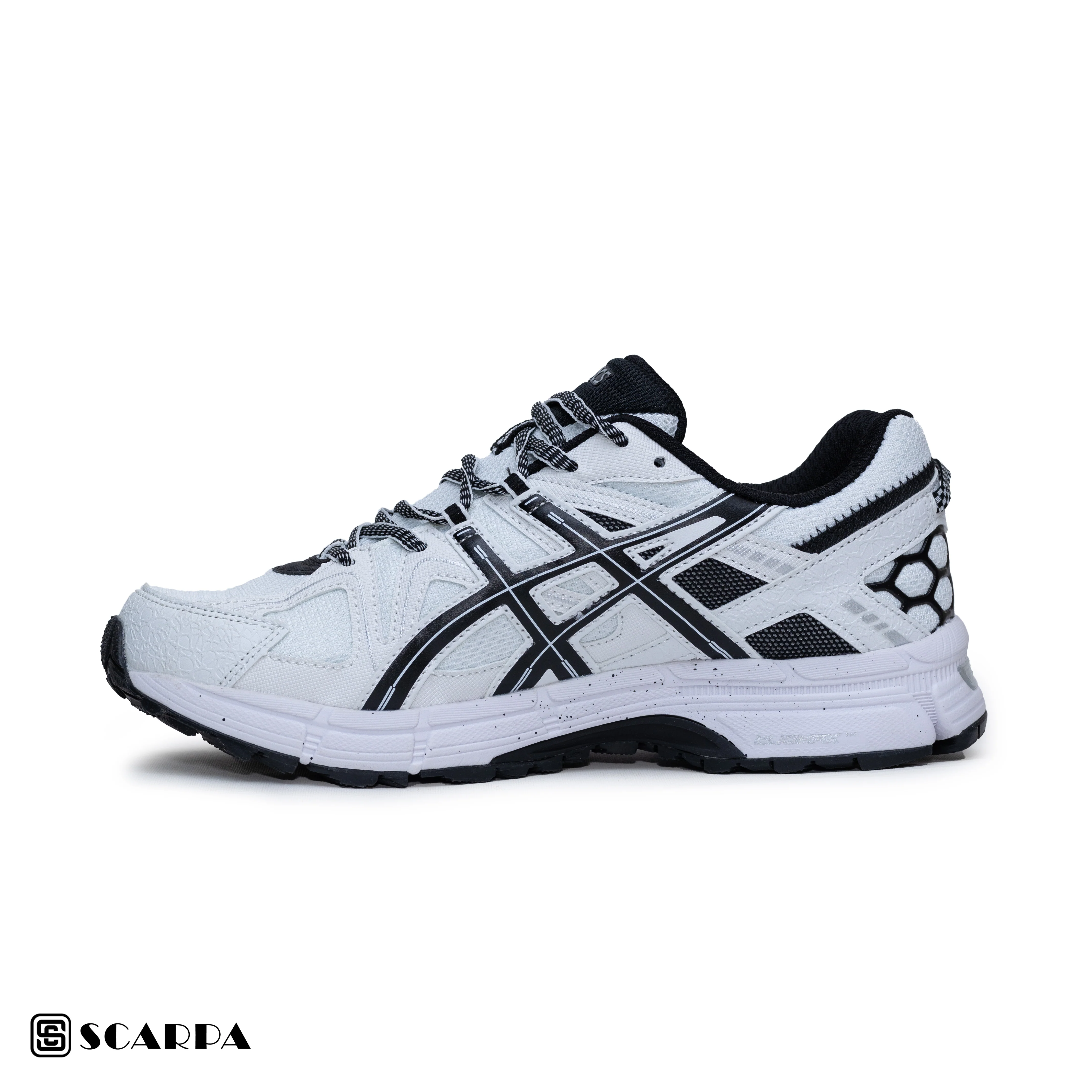 New comfartable Fashion Sneakers with WHITE Color ,Scarpa Model Asics - Image 3