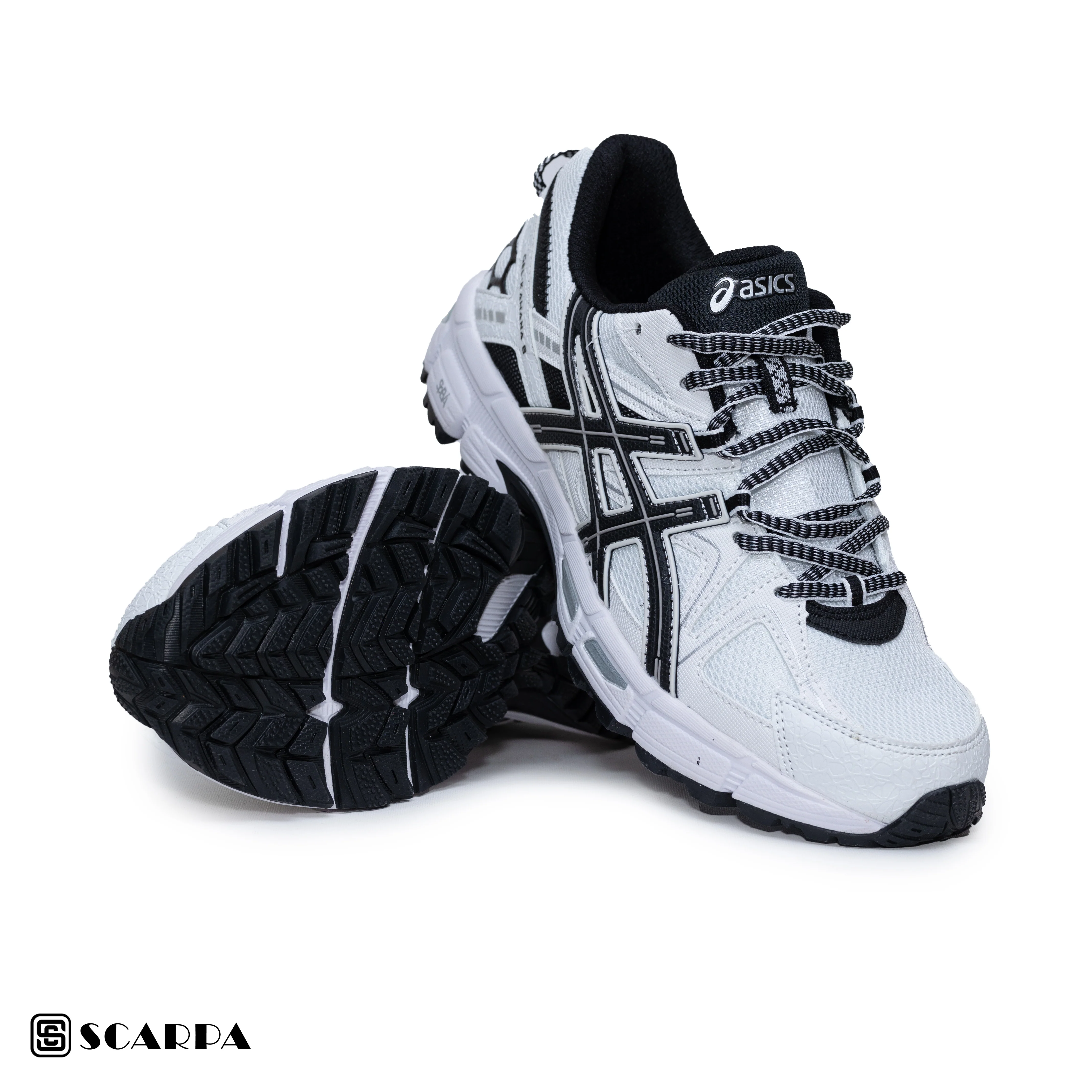 New comfartable Fashion Sneakers with WHITE Color ,Scarpa Model Asics - Image 4