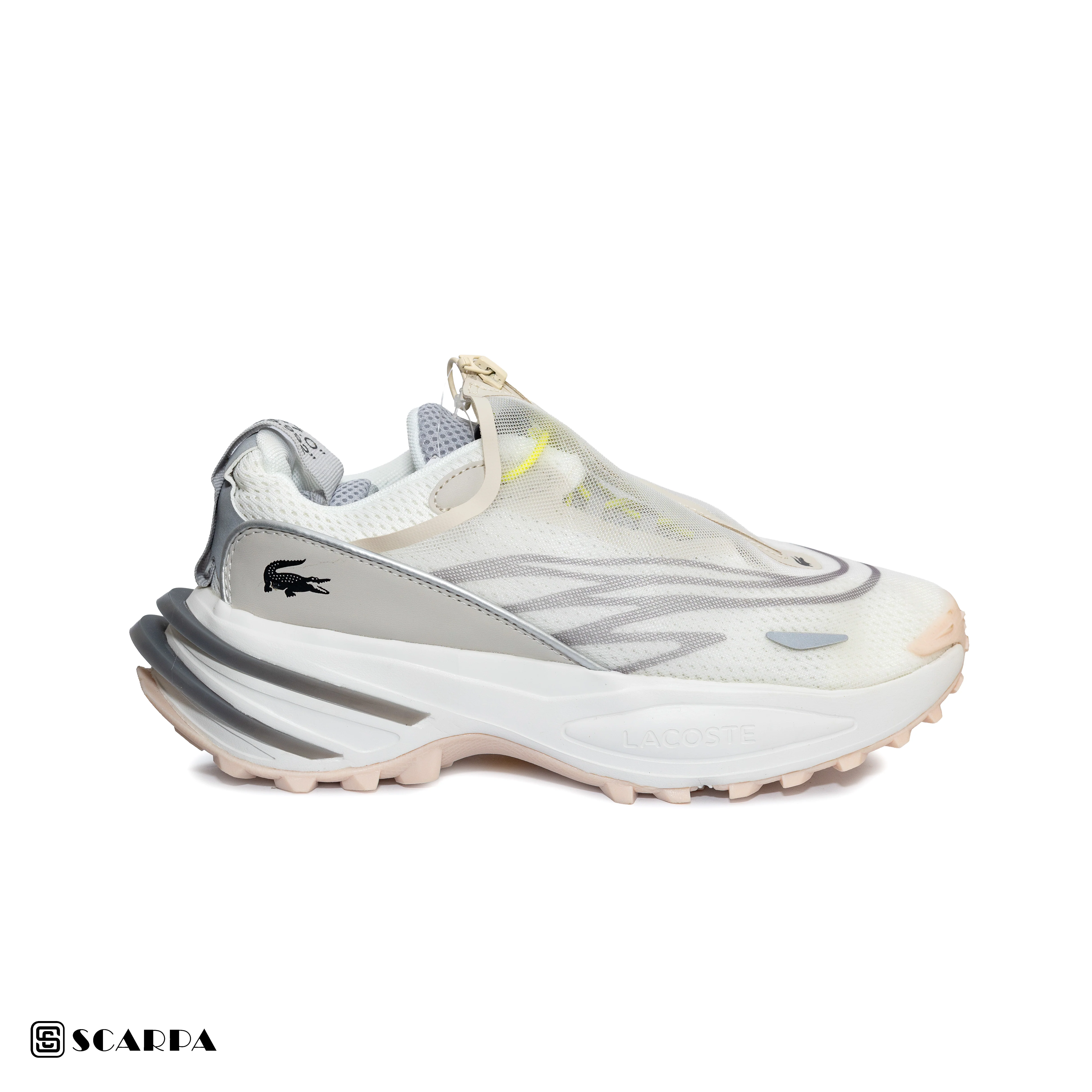 New comfartable Fashion Sneakers with WHITE Color ,Scarpa Model LACOSTE MIROR - Image 2