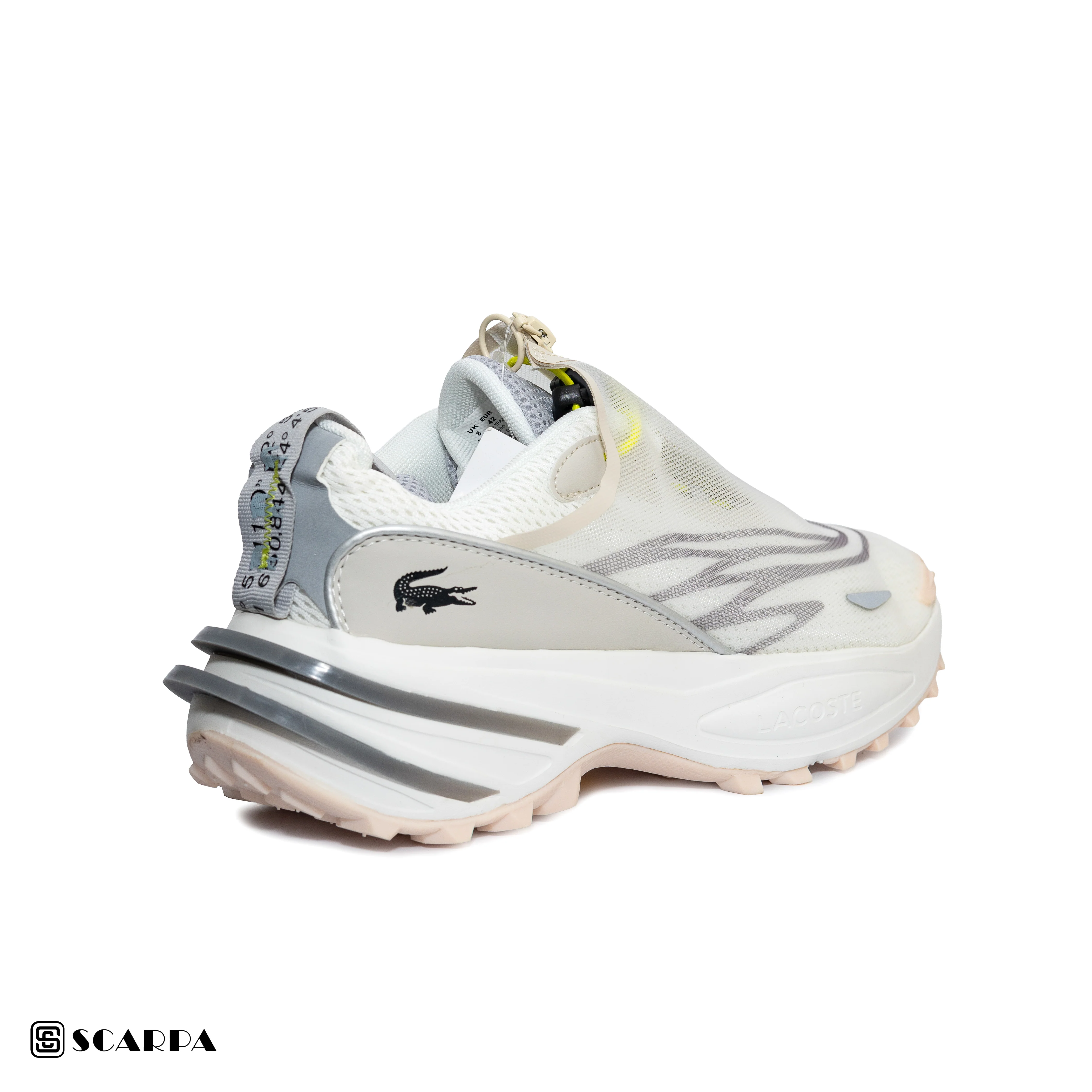 New comfartable Fashion Sneakers with WHITE Color ,Scarpa Model LACOSTE MIROR - Image 4