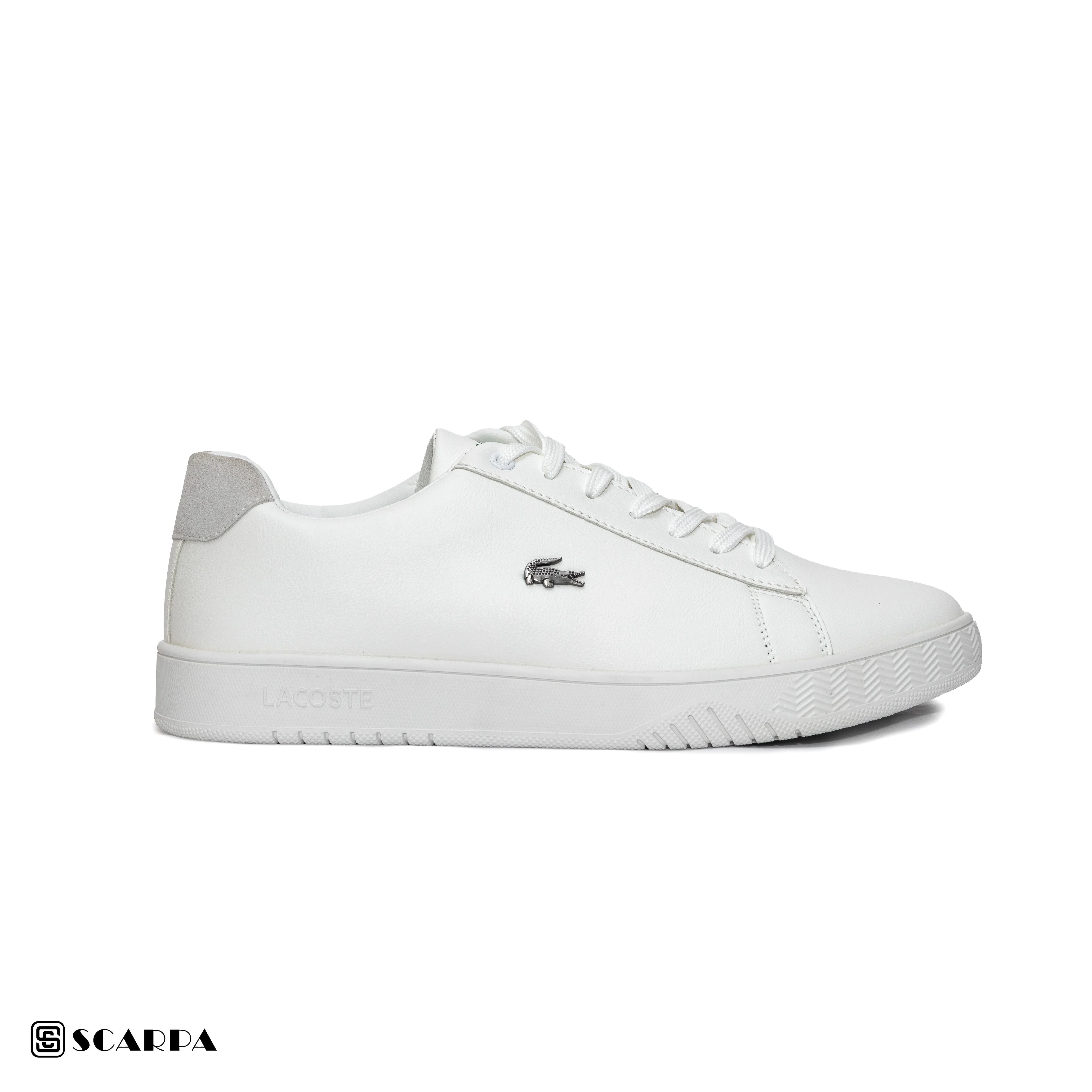New comfartable Fashion Sneakers with WHITE Color ,Scarpa Model LAOCSTE - Image 2