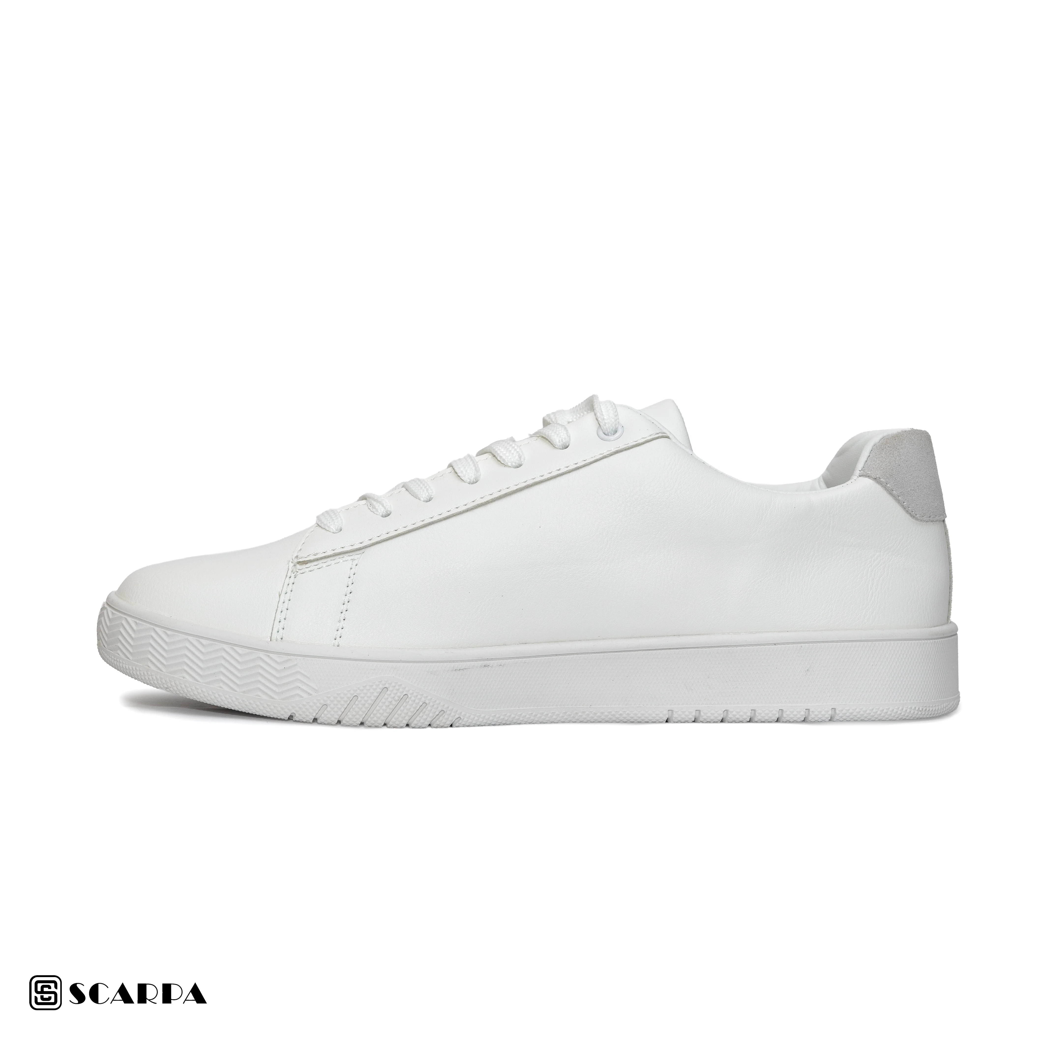 New comfartable Fashion Sneakers with WHITE Color ,Scarpa Model LAOCSTE - Image 3