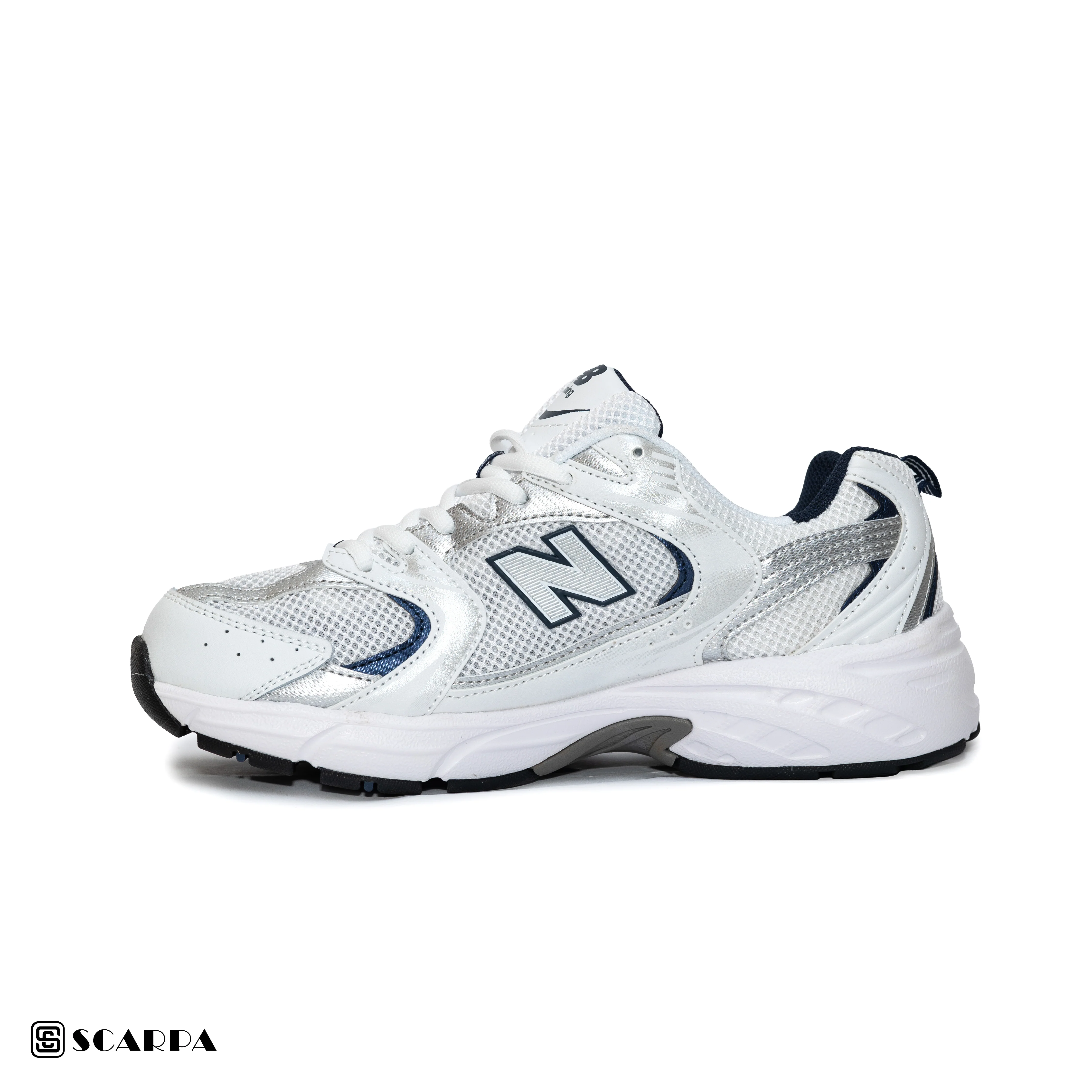 New comfartable Fashion Sneakers with WHITE Color ,Scarpa Model New Balance 530 - Image 3