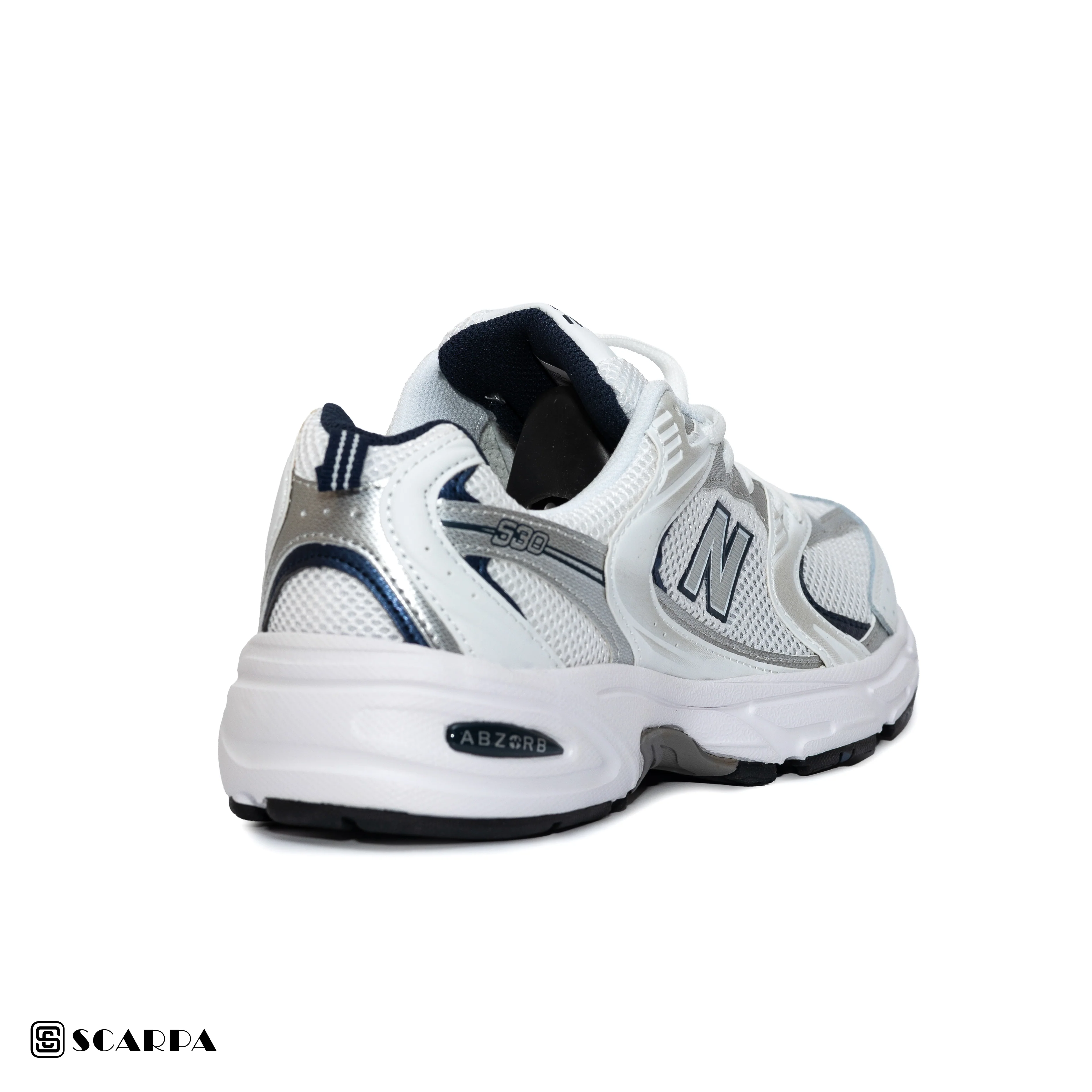 New comfartable Fashion Sneakers with WHITE Color ,Scarpa Model New Balance 530 - Image 4