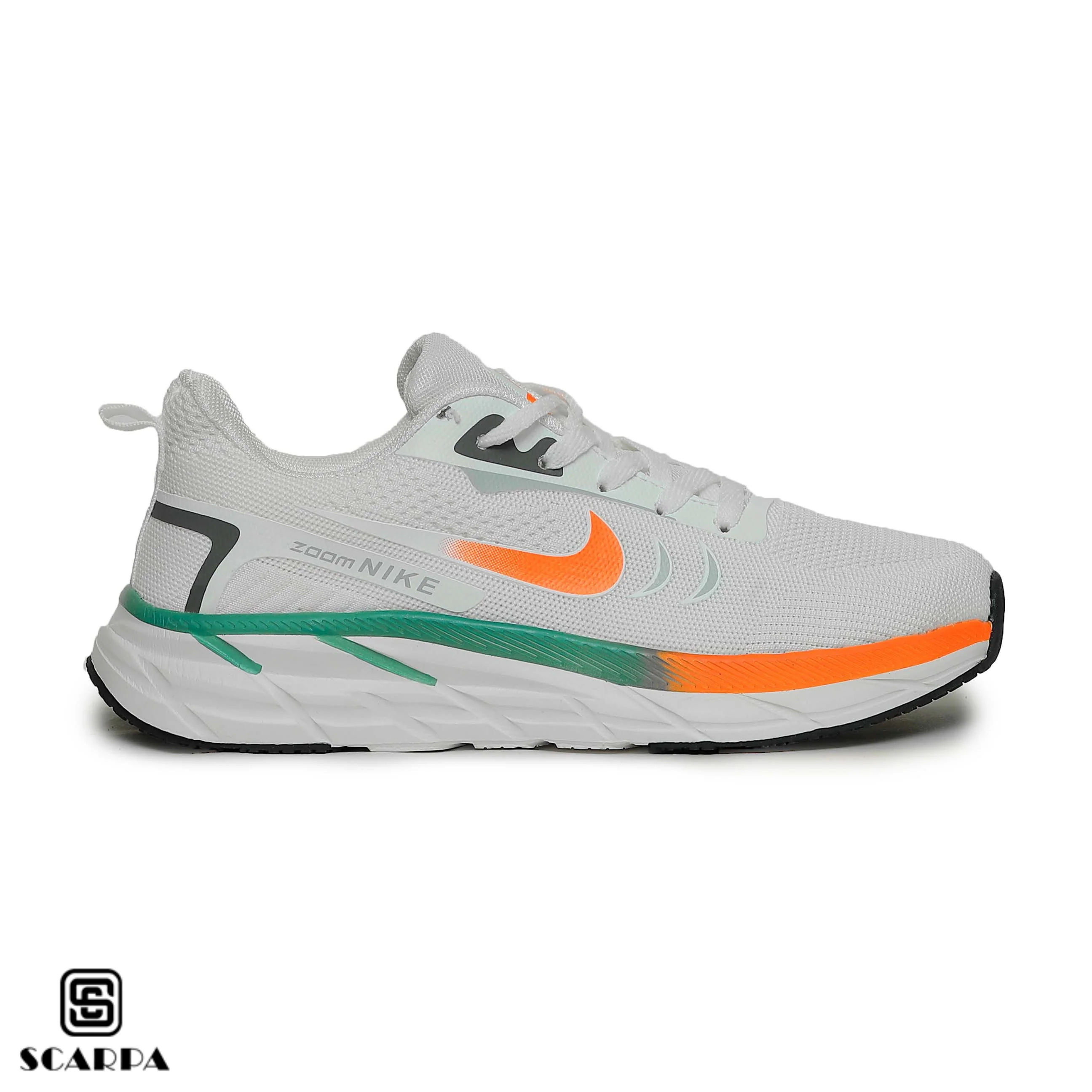 New comfartable Fashion Sneakers with WHITE Color ,Scarpa Model NIKE ZOOM 02 - Image 2