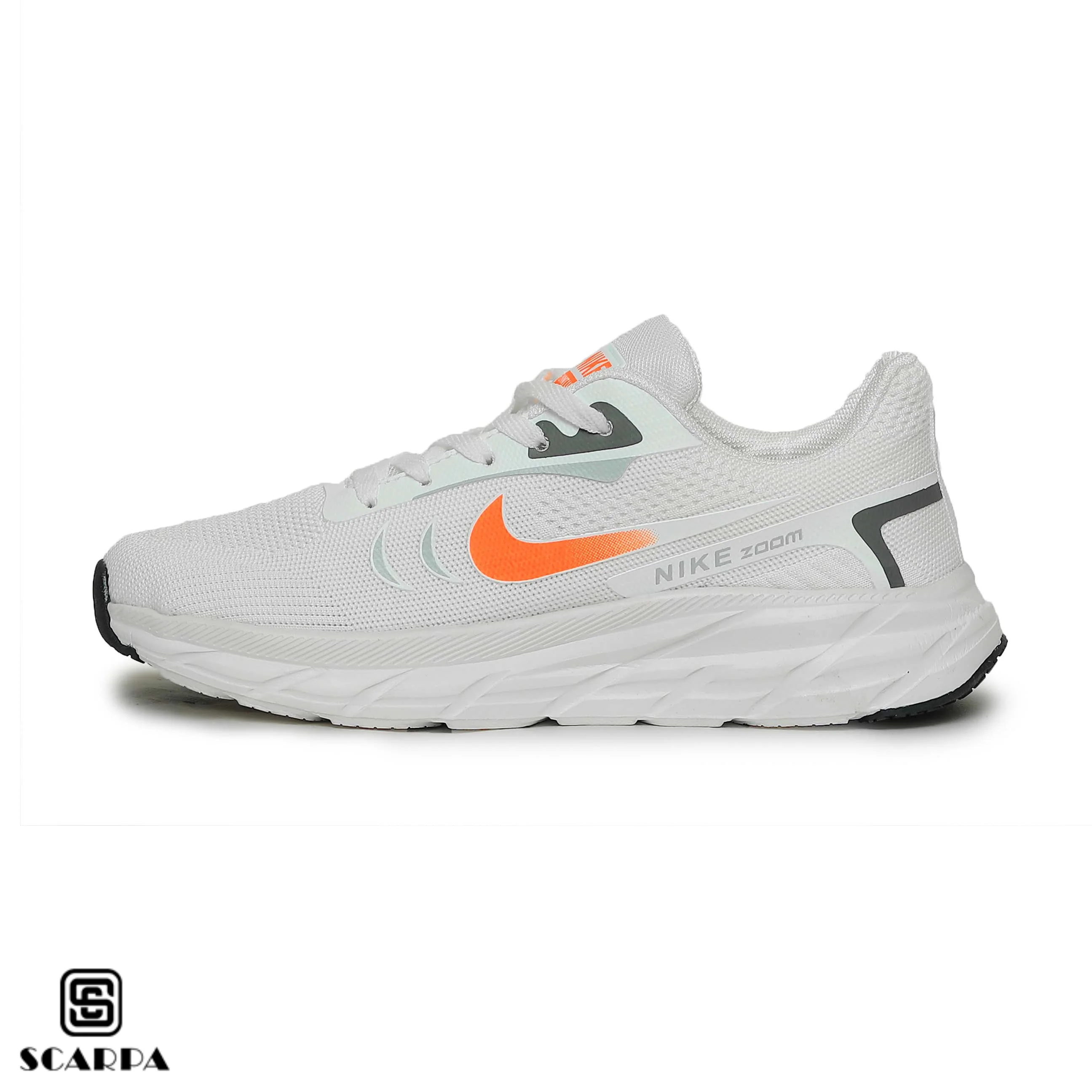 New comfartable Fashion Sneakers with WHITE Color ,Scarpa Model NIKE ZOOM 02 - Image 3