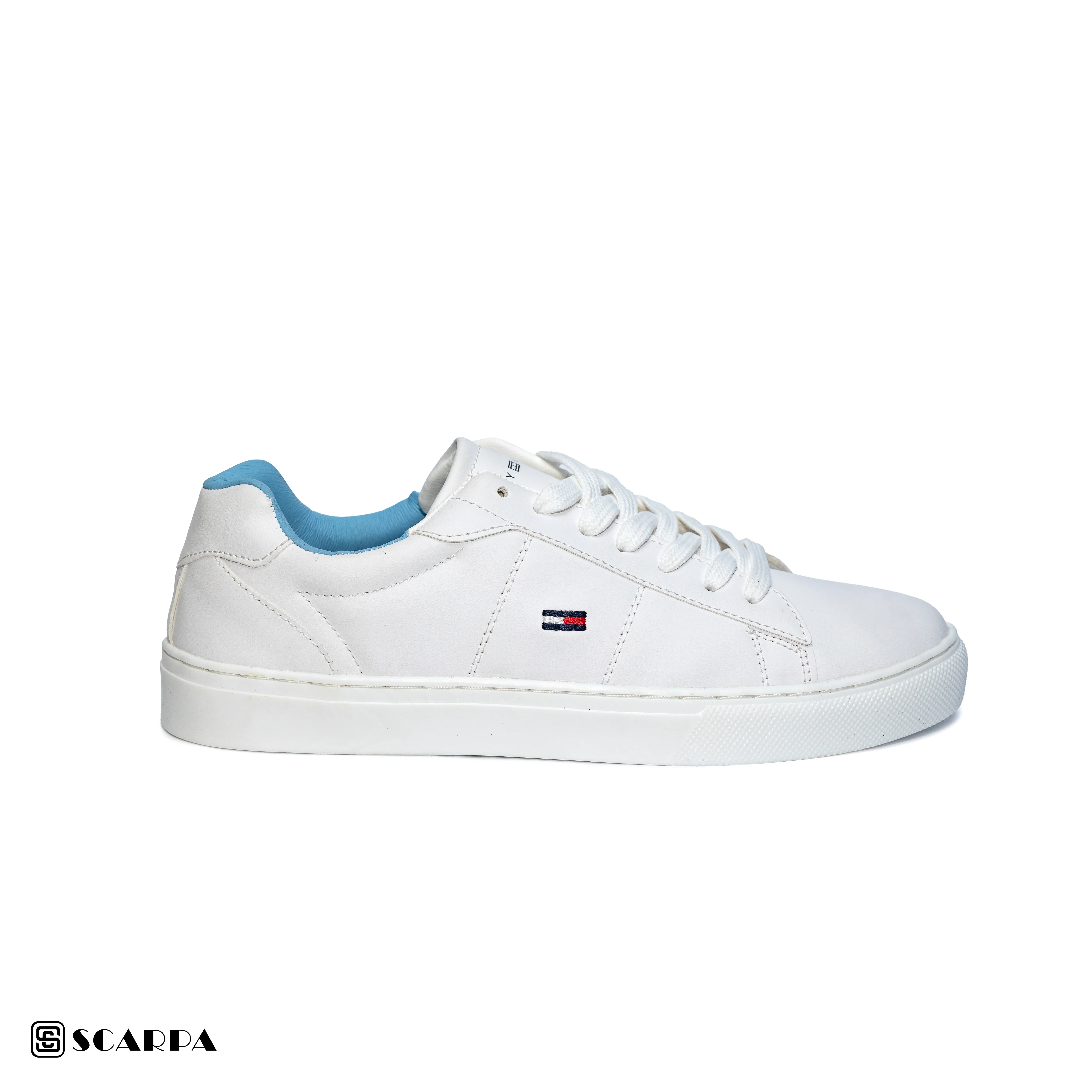 New comfartable Fashion Sneakers with WHITE Color ,Scarpa Model V2112 - Image 2