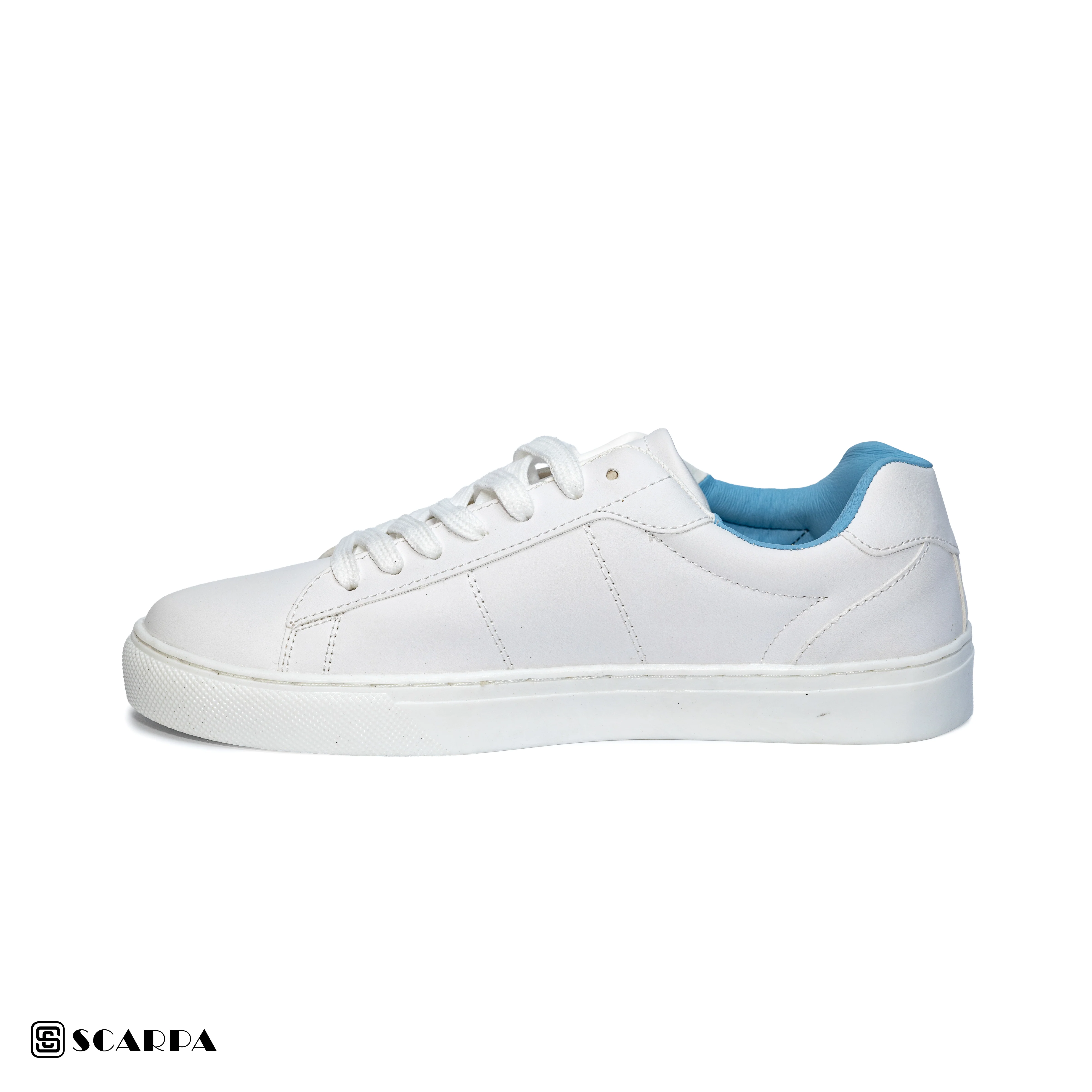 New comfartable Fashion Sneakers with WHITE Color ,Scarpa Model V2112 - Image 3