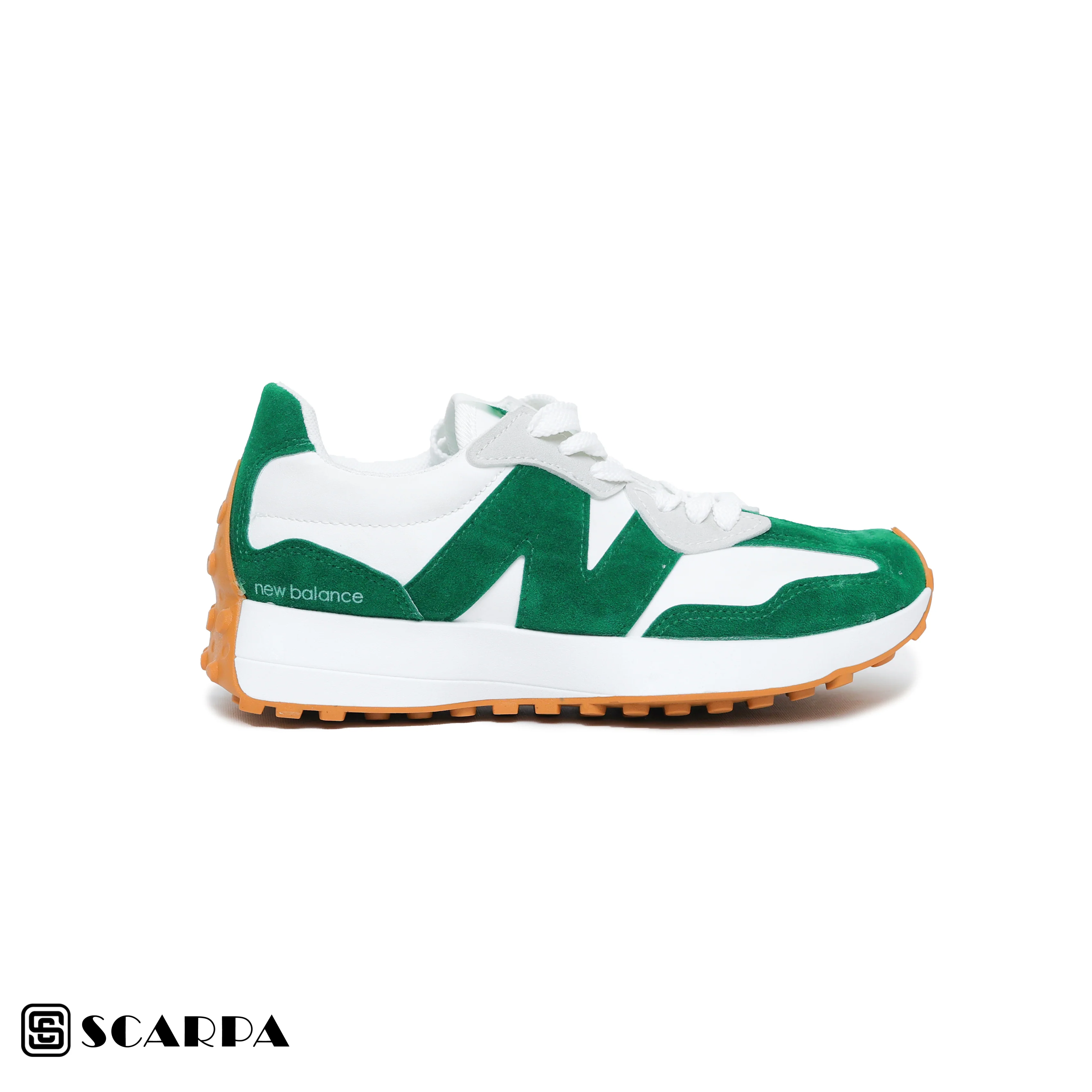 New comfartable Fashion Sneakers with WHITE&GREEN Color ,Scarpa Model SH2-327 - Image 2