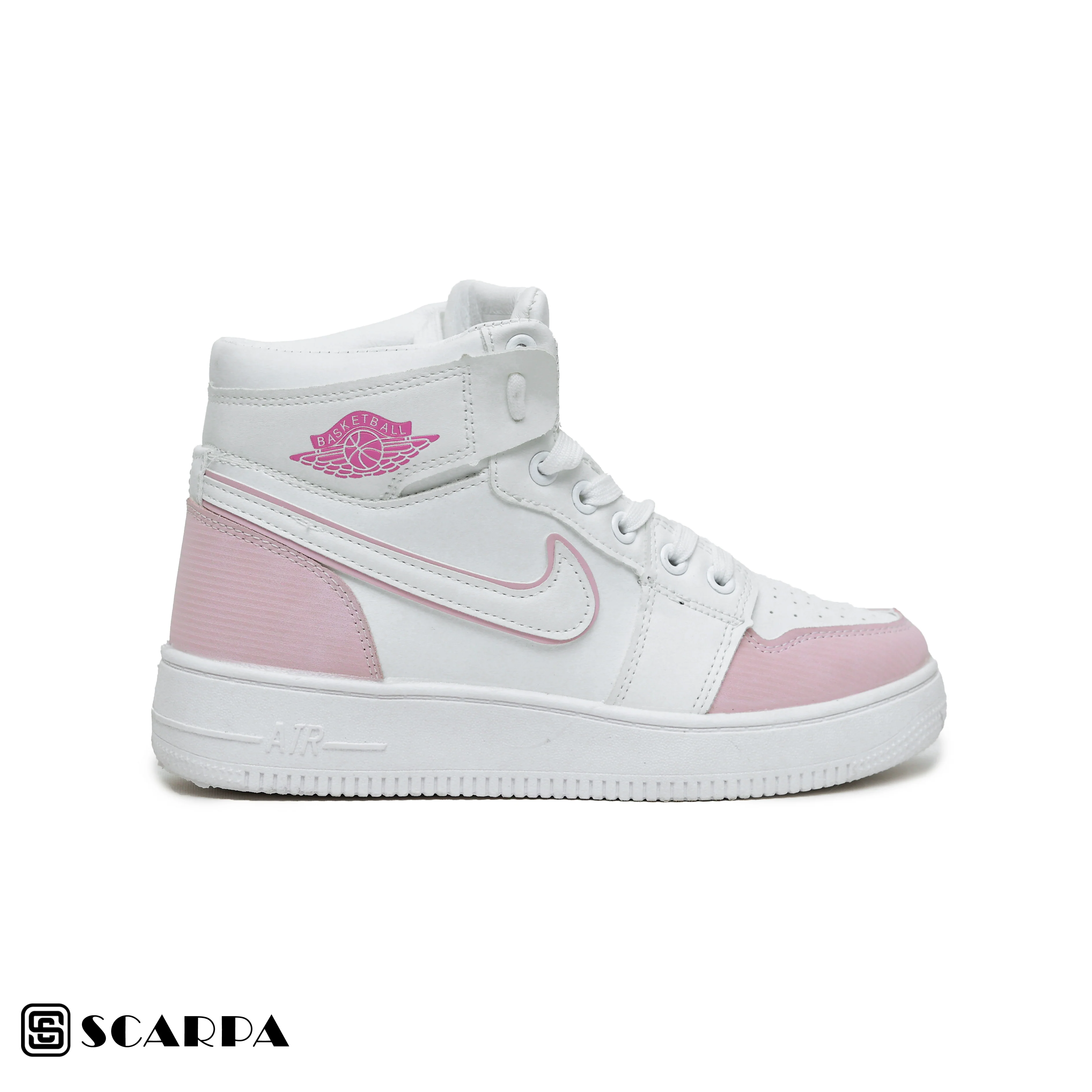 New comfartable Fashion Sneakers with WHITE&ROSE Color ,Scarpa Model Z602 - Image 2